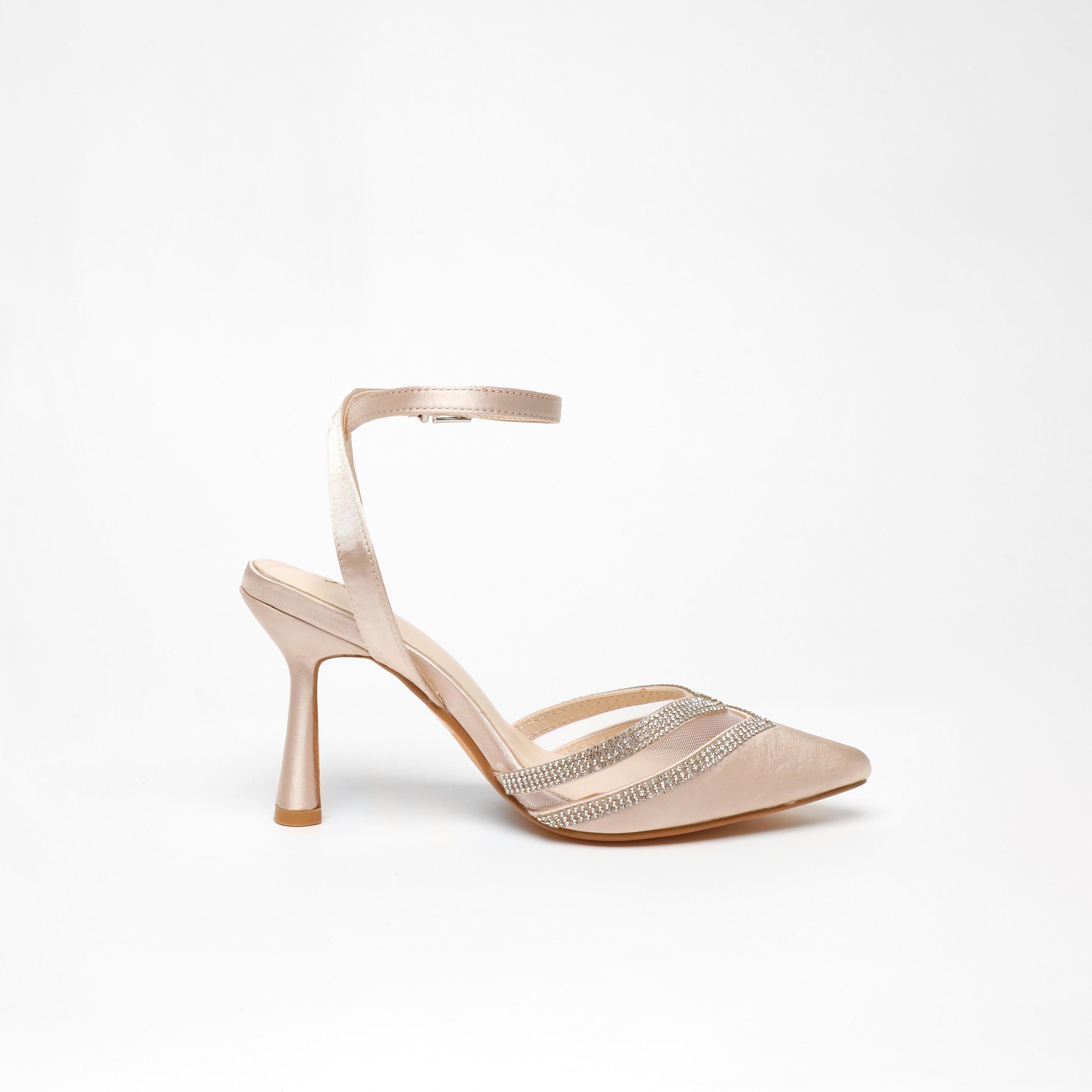 Quiz Women's Buckle Stiletto Heel Mules | 00100041284-women-shoes-heels-image-4
