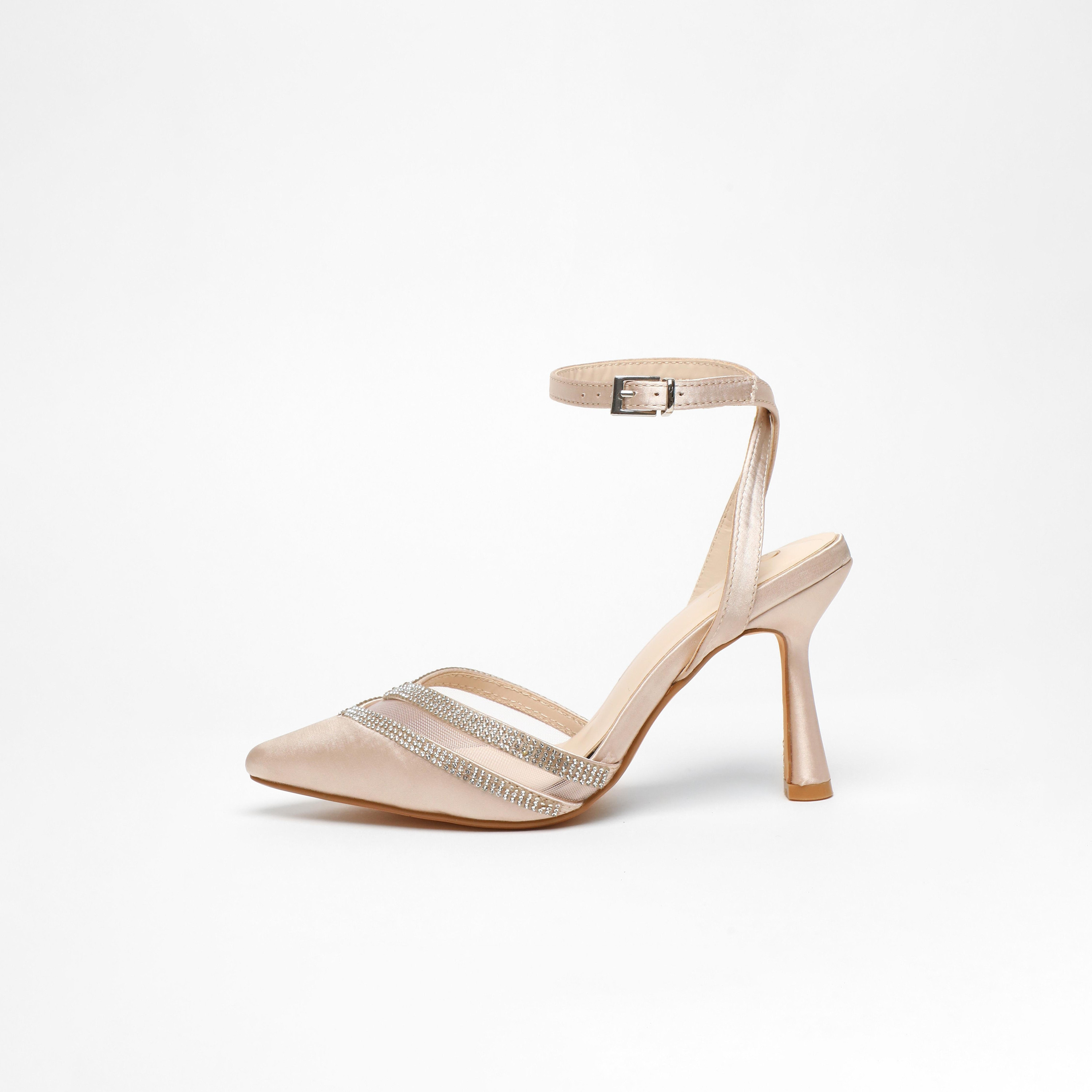 Quiz Women's Buckle Stiletto Heel Mules | 00100041284-women-shoes-heels-image-5