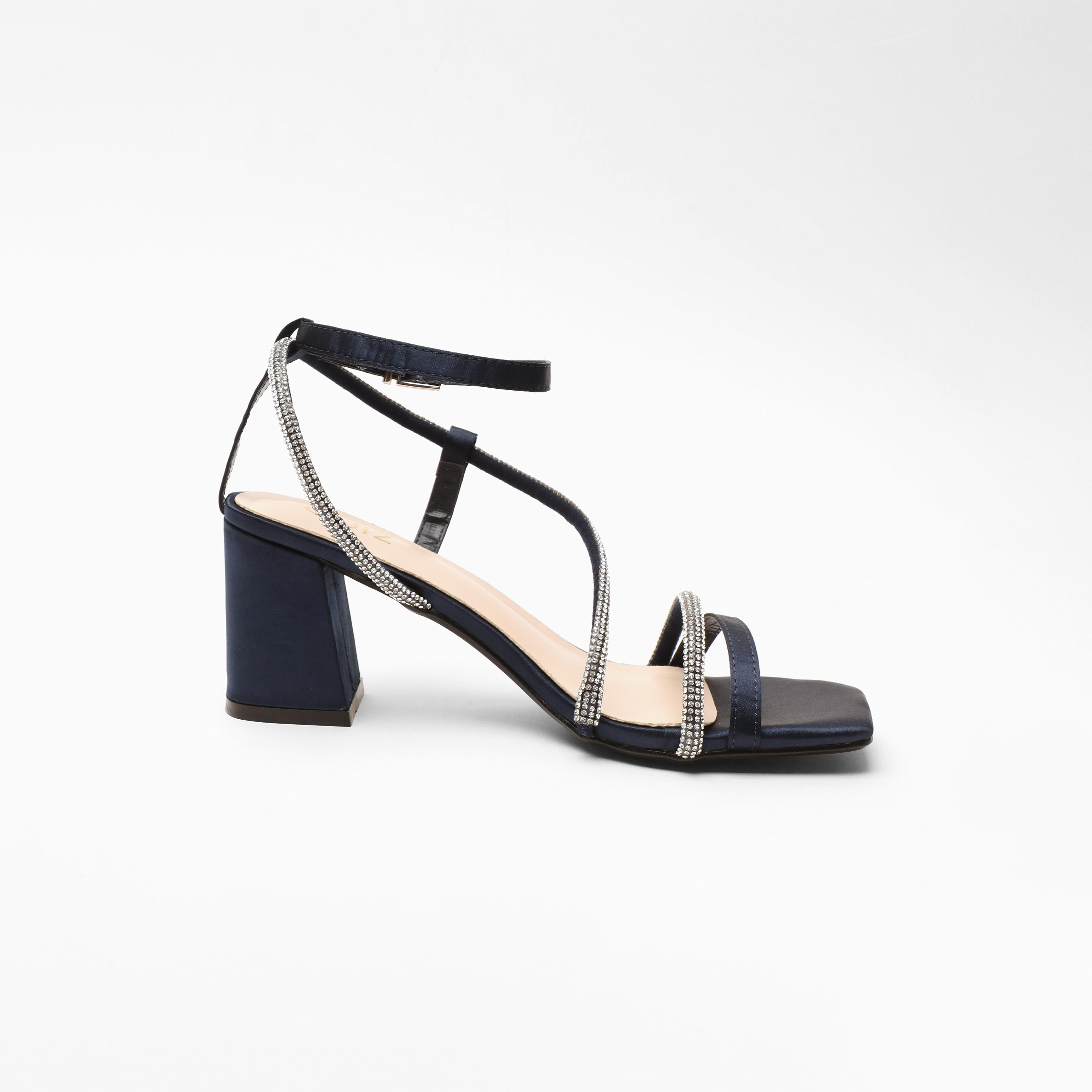 Quiz Women's Block Heel Sandals with Ankle Strap | 00100041298-women-shoes-heels-image-3