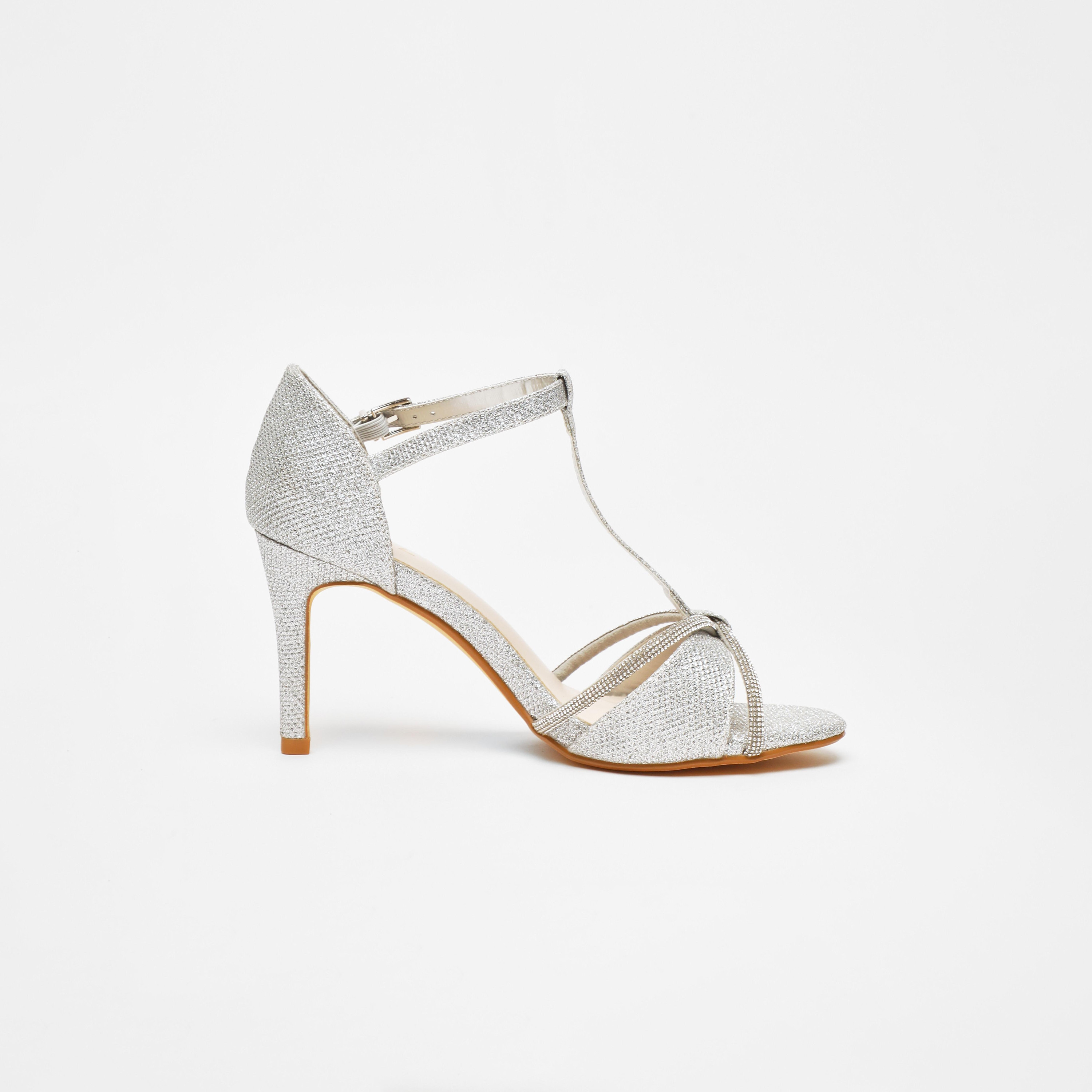 صنادل بكعب ستيليتو بإبزيم للسيدات من كويز | 100041317-women-shoes-heels-image-4