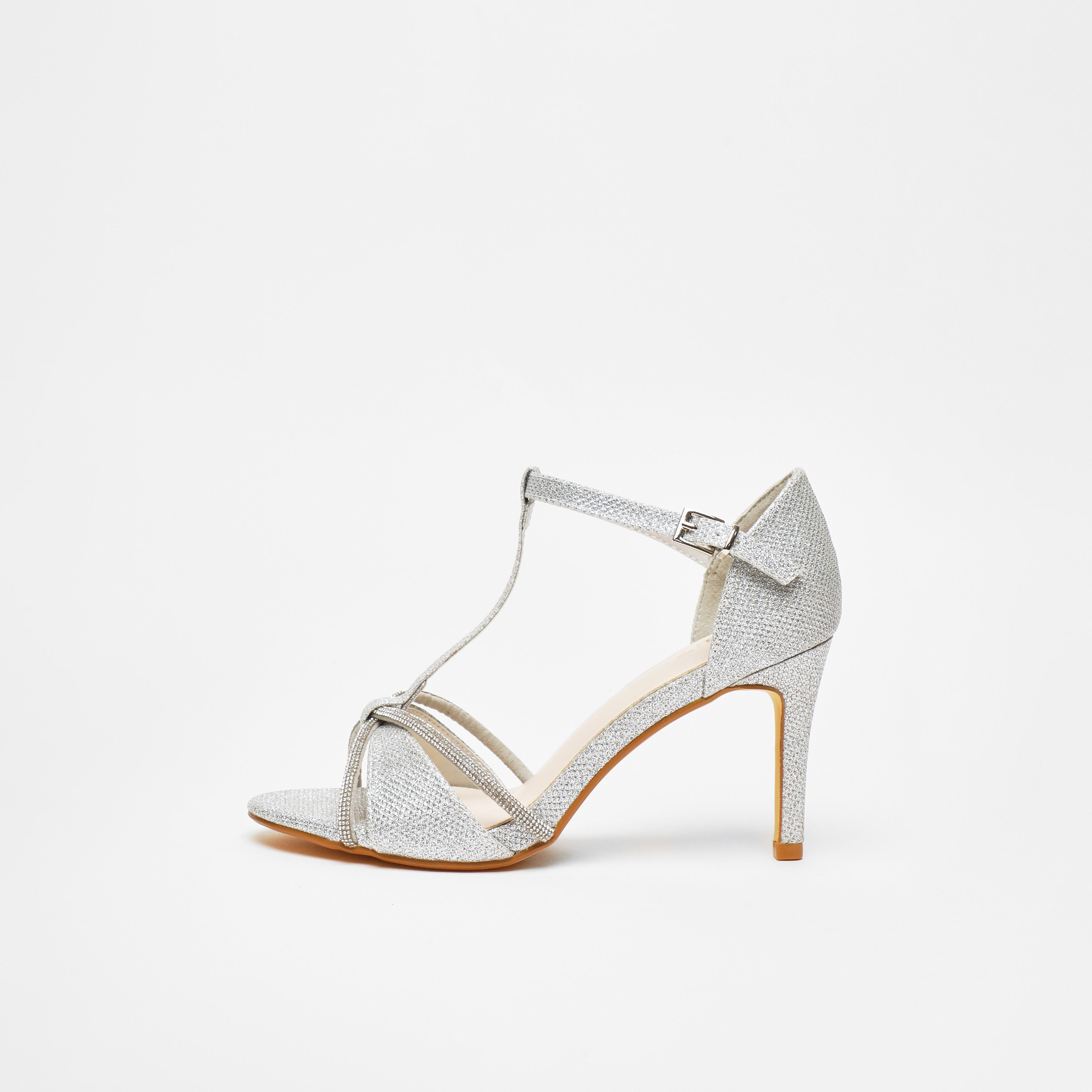 صنادل بكعب ستيليتو بإبزيم للسيدات من كويز | 100041317-women-shoes-heels-image-5