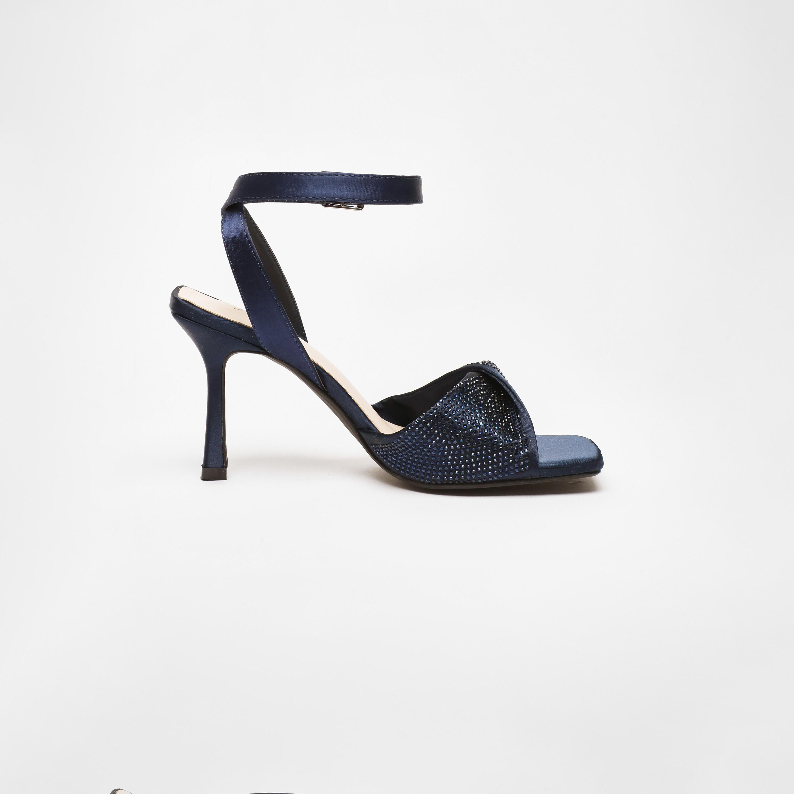 Quiz Women's Buckle Strap Stiletto Heels Sandals | 00100041327-women-shoes-heels-image-4