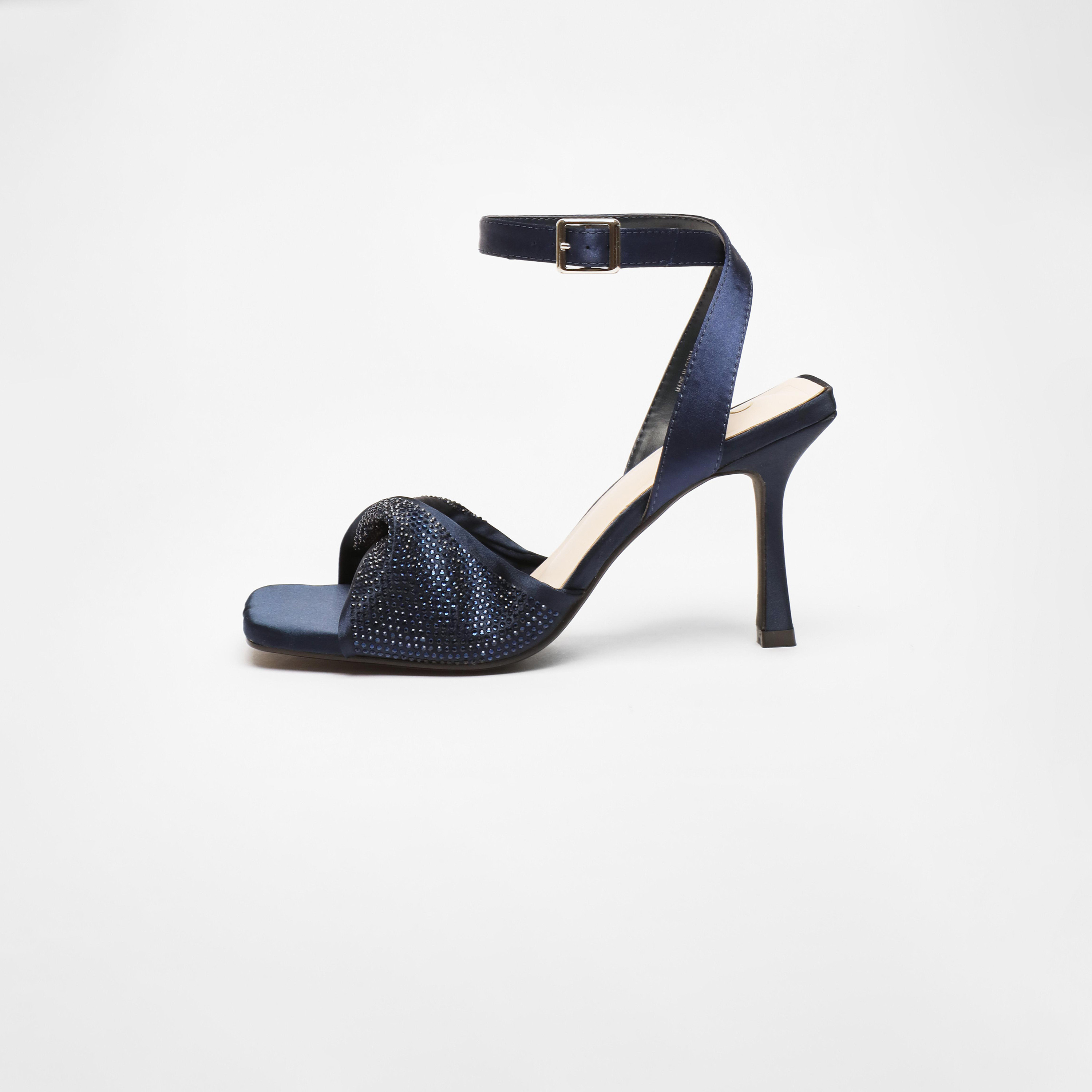 Quiz Women's Buckle Strap Stiletto Heels Sandals | 00100041327-women-shoes-heels-image-5