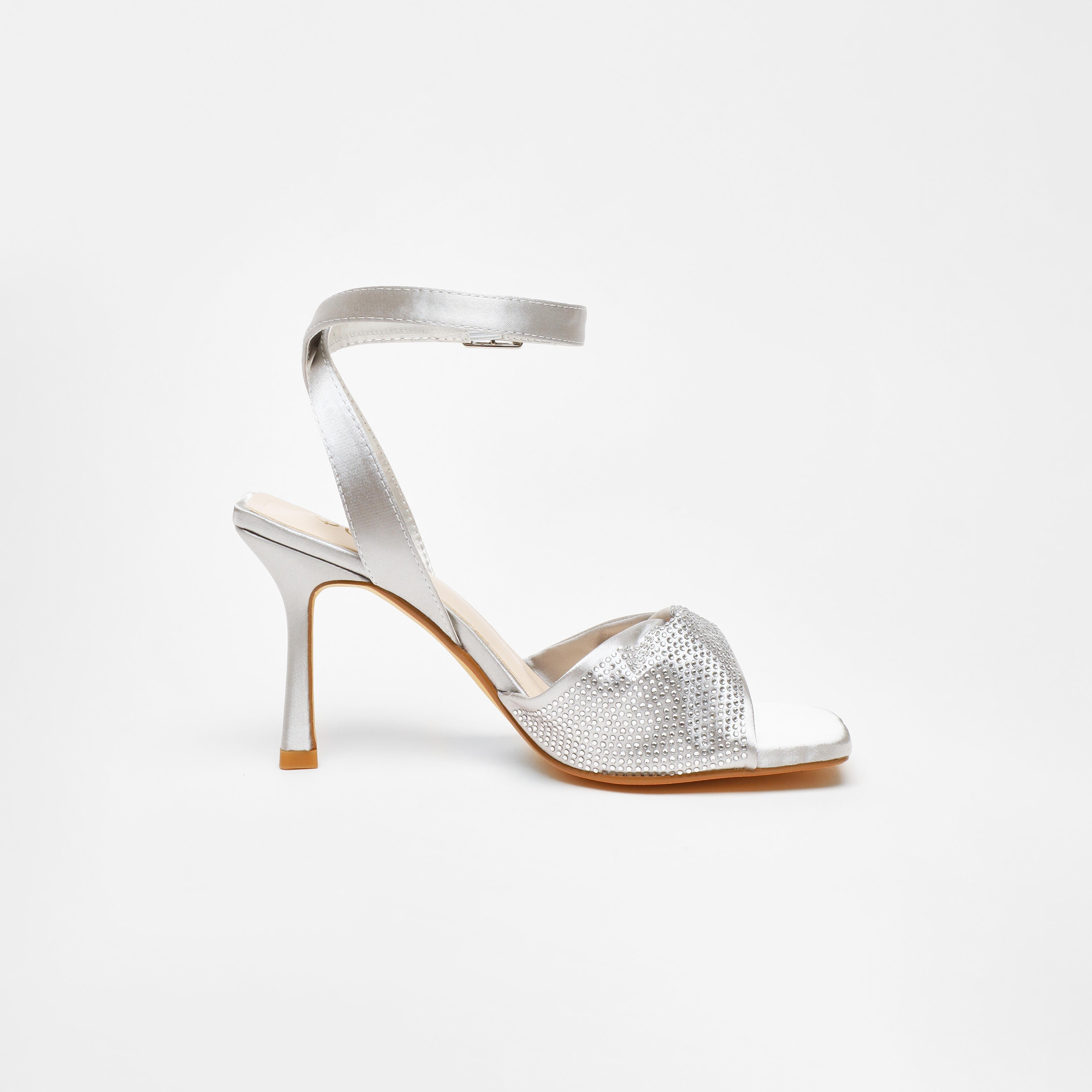 صنادل بكعب ستيليتو بإبزيم للسيدات من كويز | 100041329-women-shoes-heels-image-4