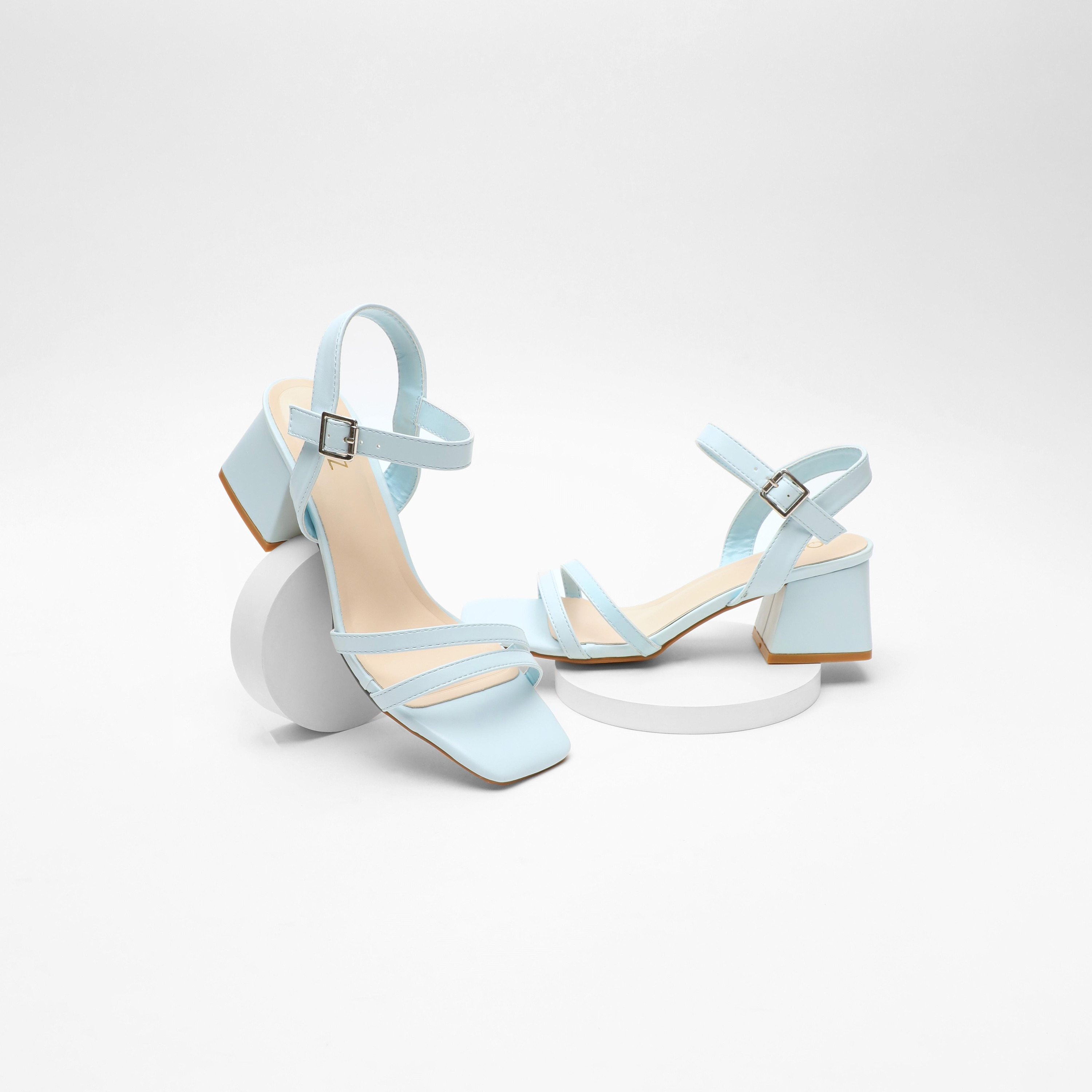 Quiz Women's Block Heel Sandals with Ankle Strap | 00100041333-women-shoes-heels-image-2