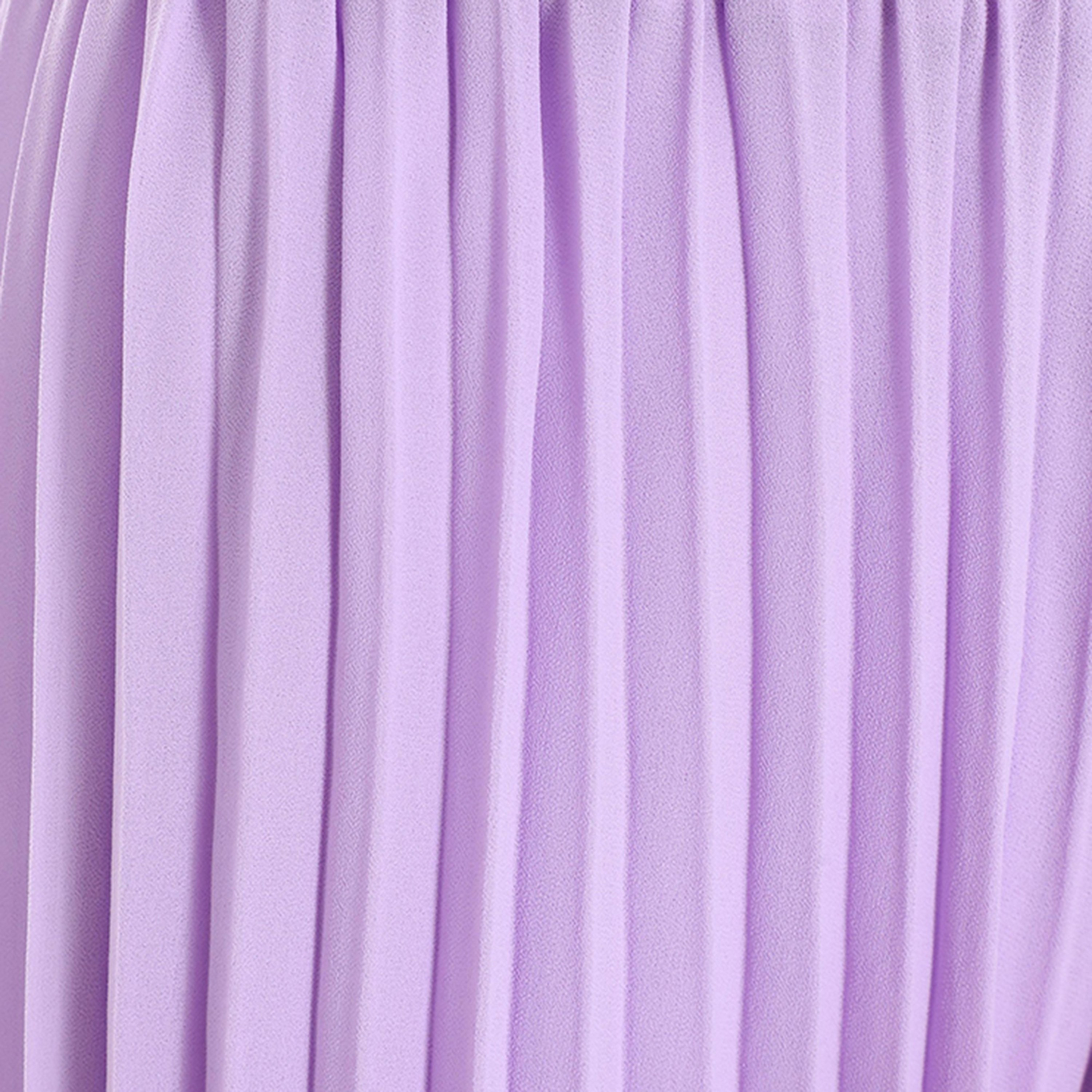 Quiz Plain High-Rise Pleated Palazzo-women-clothing-bottoms-trousers-image-3