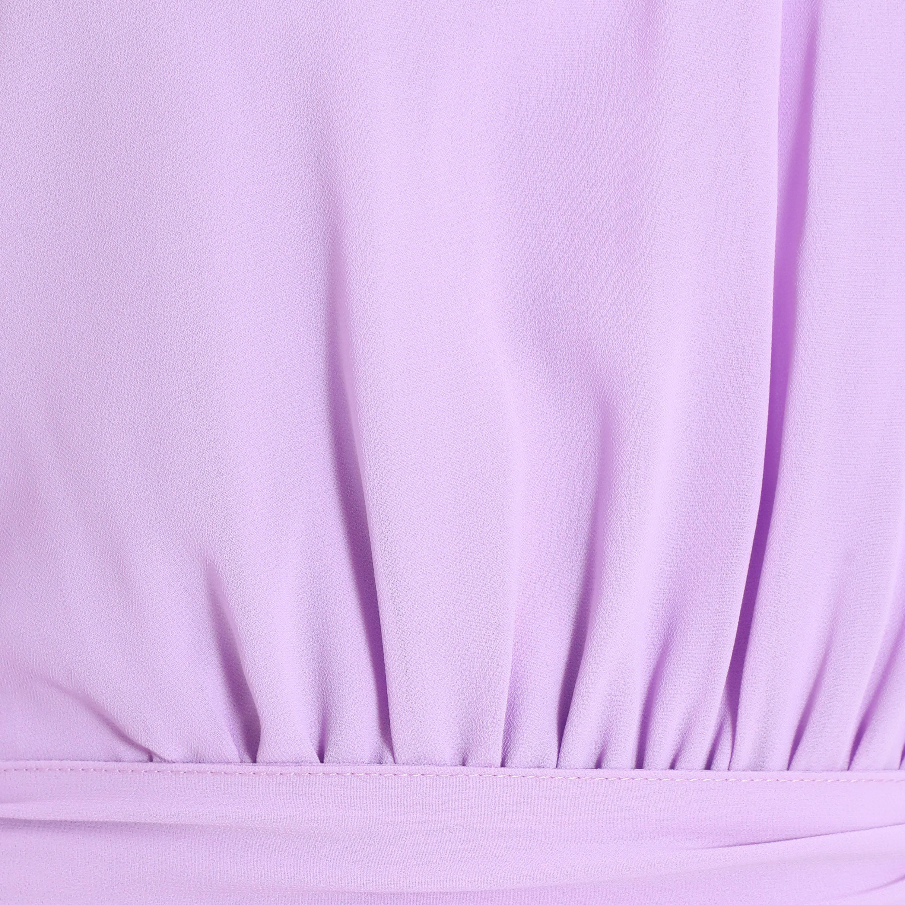 فستان ماكسي بحزام ورقبة دائرية مع مزين بكشكش من كويز-women-clothing-dresses-image-3
