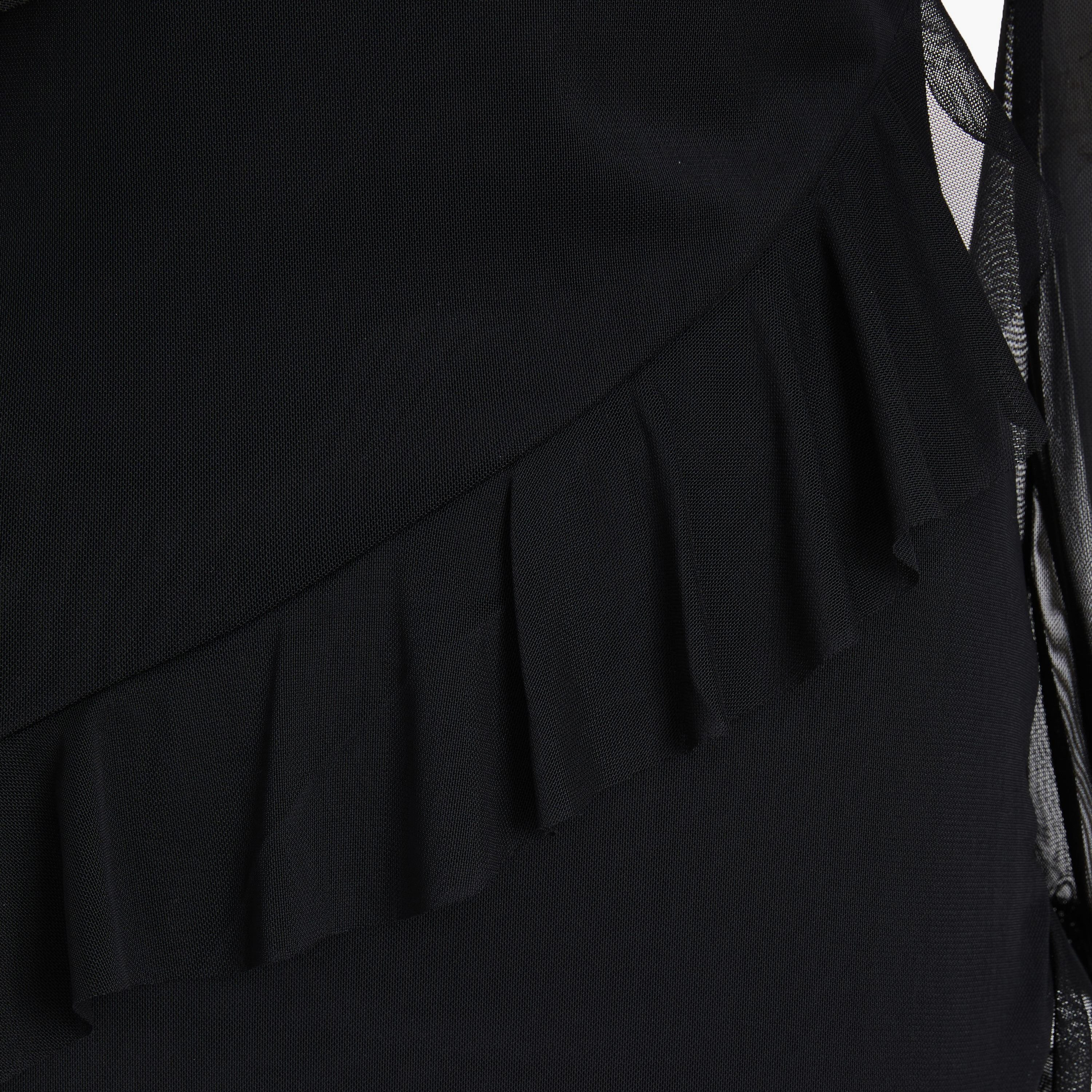 فستان بوديكون ماكسي برقبة على شكل قارب بكشكشة من كويز-women-clothing-dresses-image-3