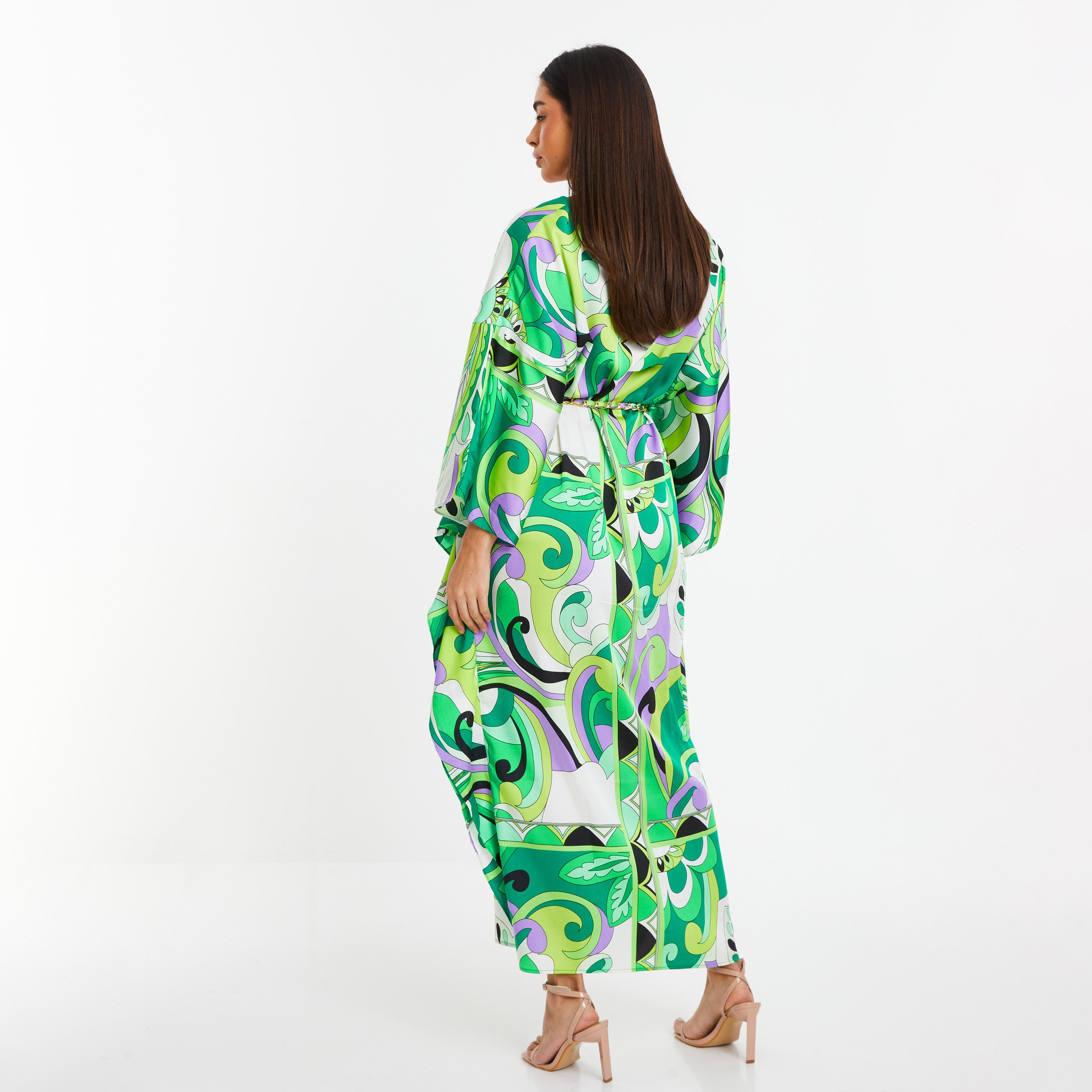 Quiz Paisley V-Neck Kaftan Maxi Dress-women-clothing-dresses-image-3