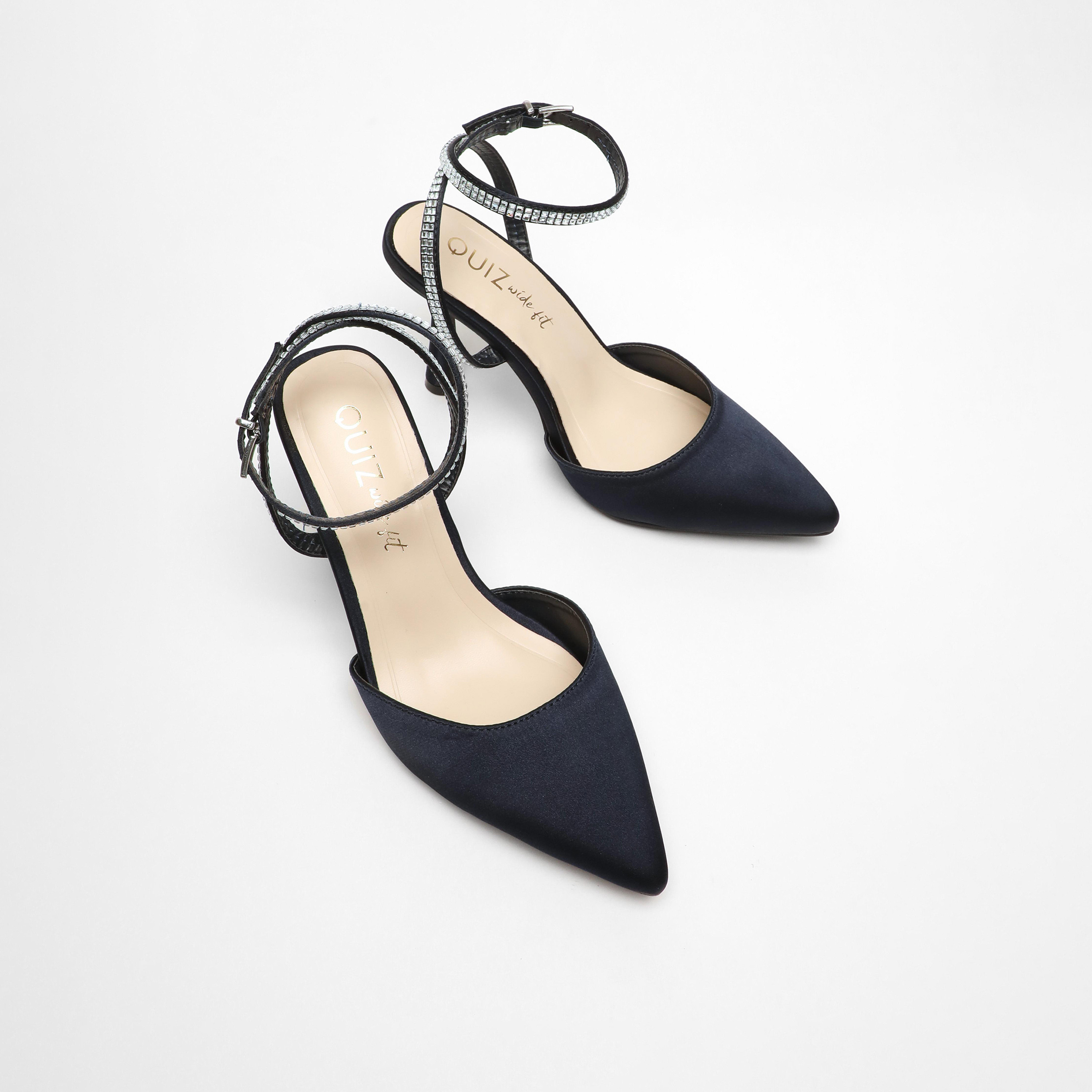 كويز- صندل نسائي بكعب ستيليتو وحزام بإبزيم | 00100041678-women-shoes-heels-image-2
