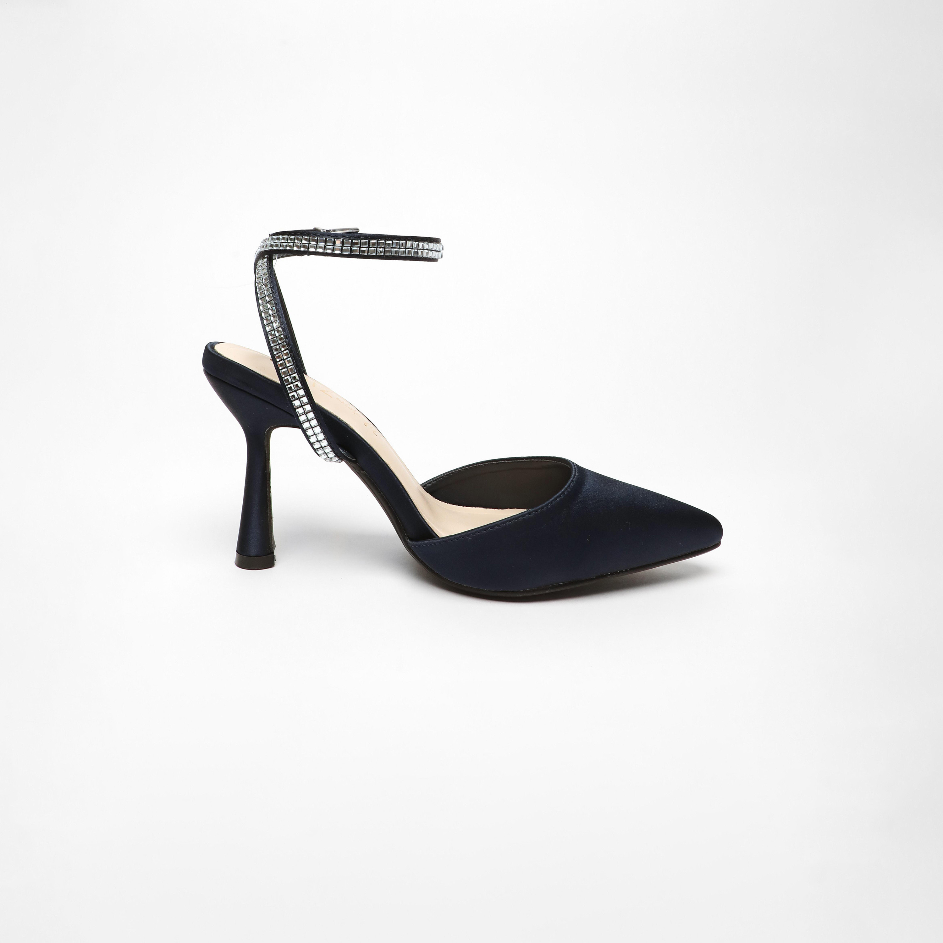 كويز- صندل نسائي بكعب ستيليتو وحزام بإبزيم | 00100041678-women-shoes-heels-image-4