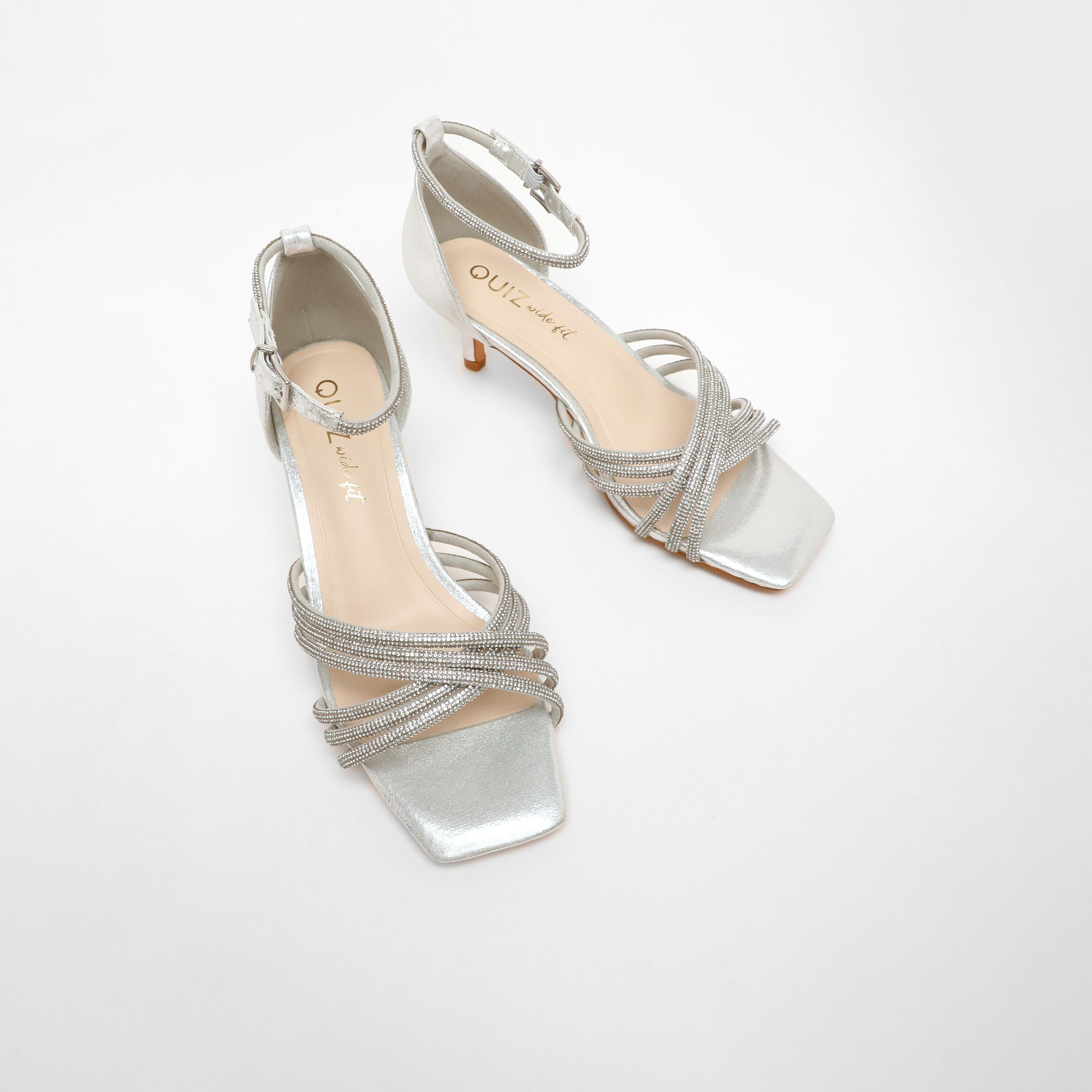 Quiz Women's Buckle Strap Kitten Heels Sandals | 00100041680-women-shoes-heels-image-2