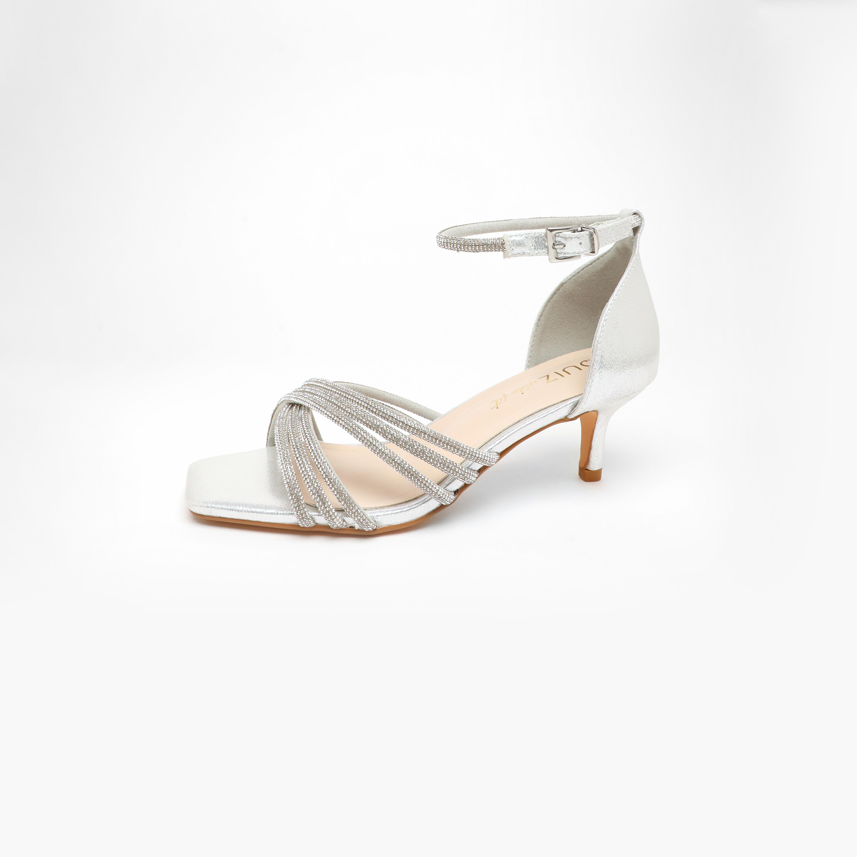 Quiz Women's Buckle Strap Kitten Heels Sandals | 00100041680-women-shoes-heels-image-5