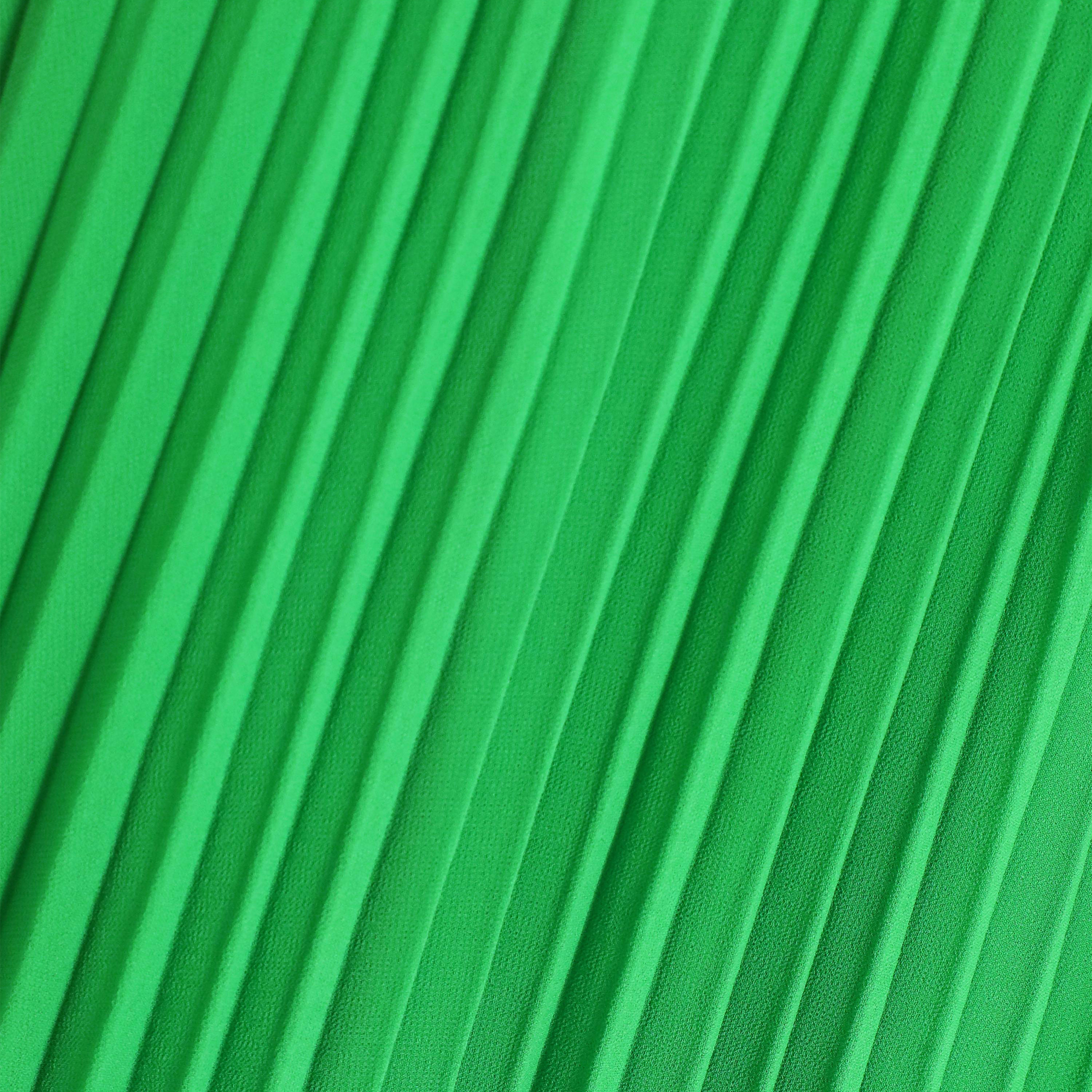 Quiz Green Chiffon Pleated Bardot Tie Belt Evening Midi Dress-women-clothing-dresses-image-4