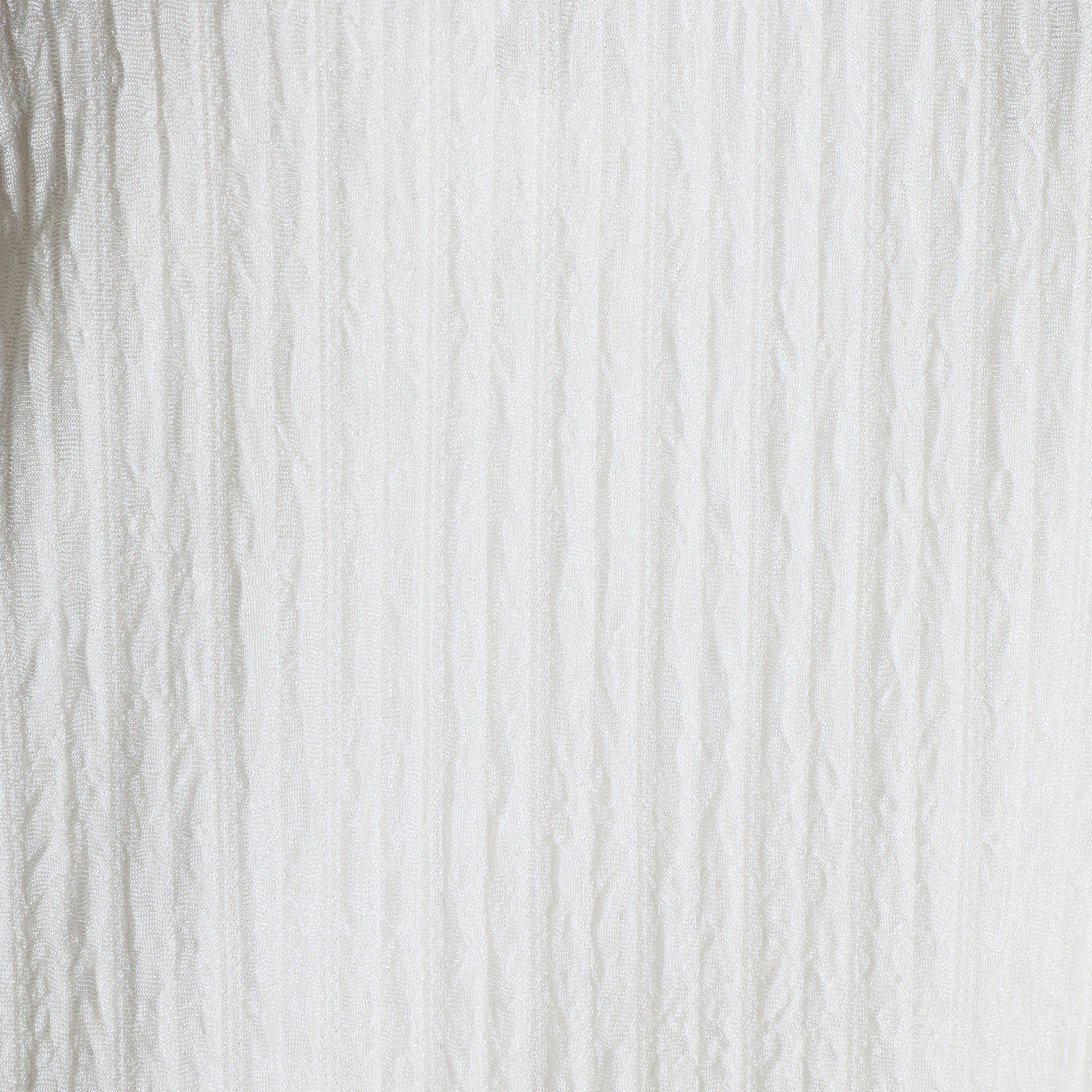 Quiz White Round Neck Textured T-Shirt-women-clothing-tshirts-image-4