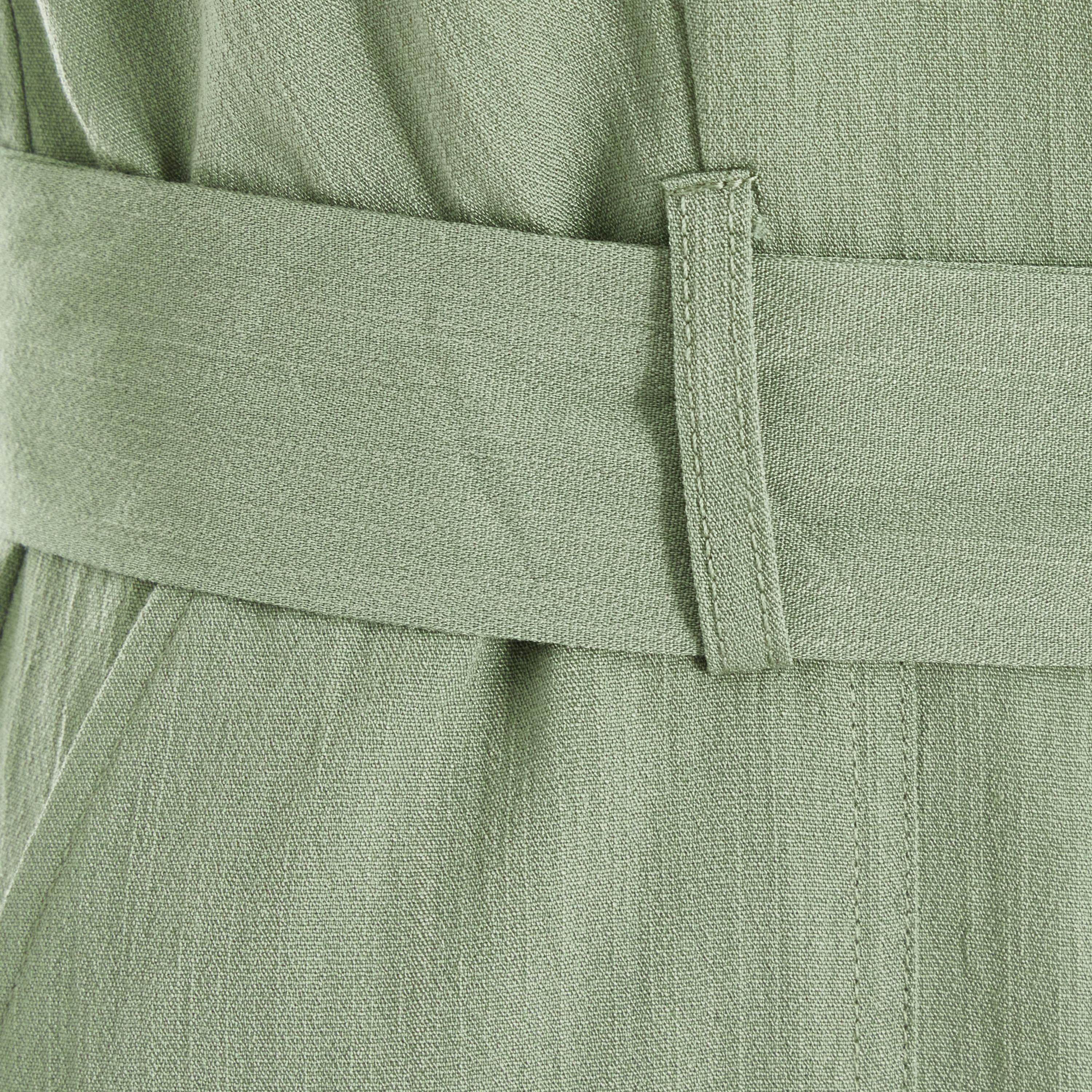 Quiz Khaki Culotte Belted Women's Jumpsuit-women-clothing-jumpsuits-image-3