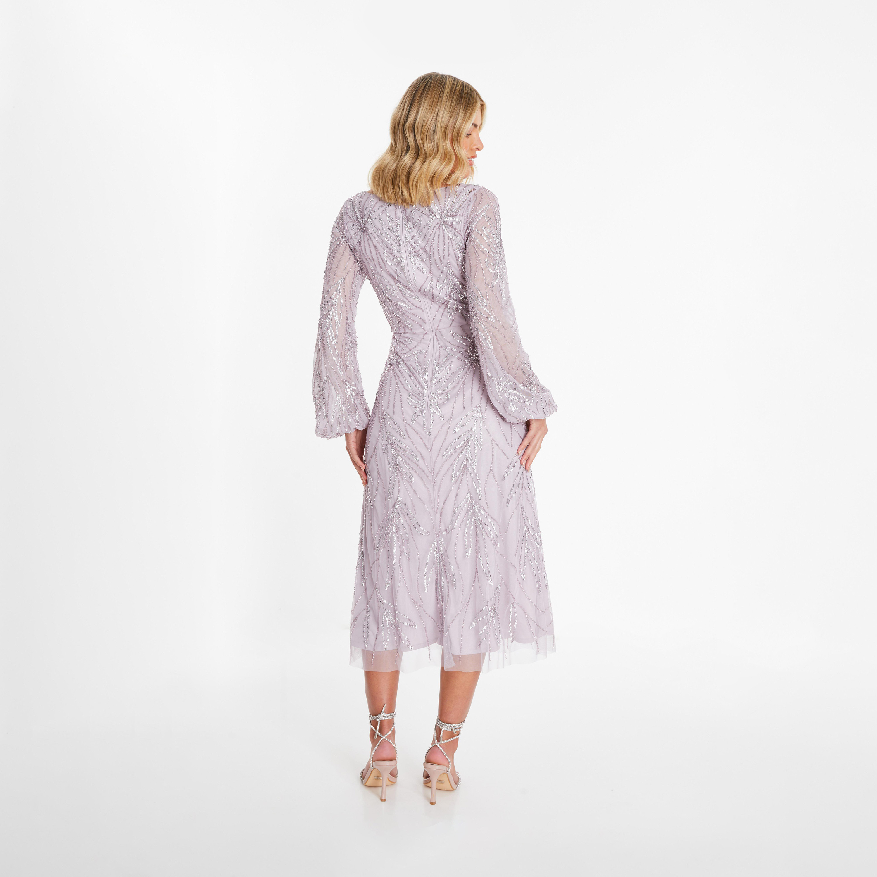 Quiz Lilac Embroidered Wrap Long Sleeve Midi Dress-women-clothing-dresses-image-2