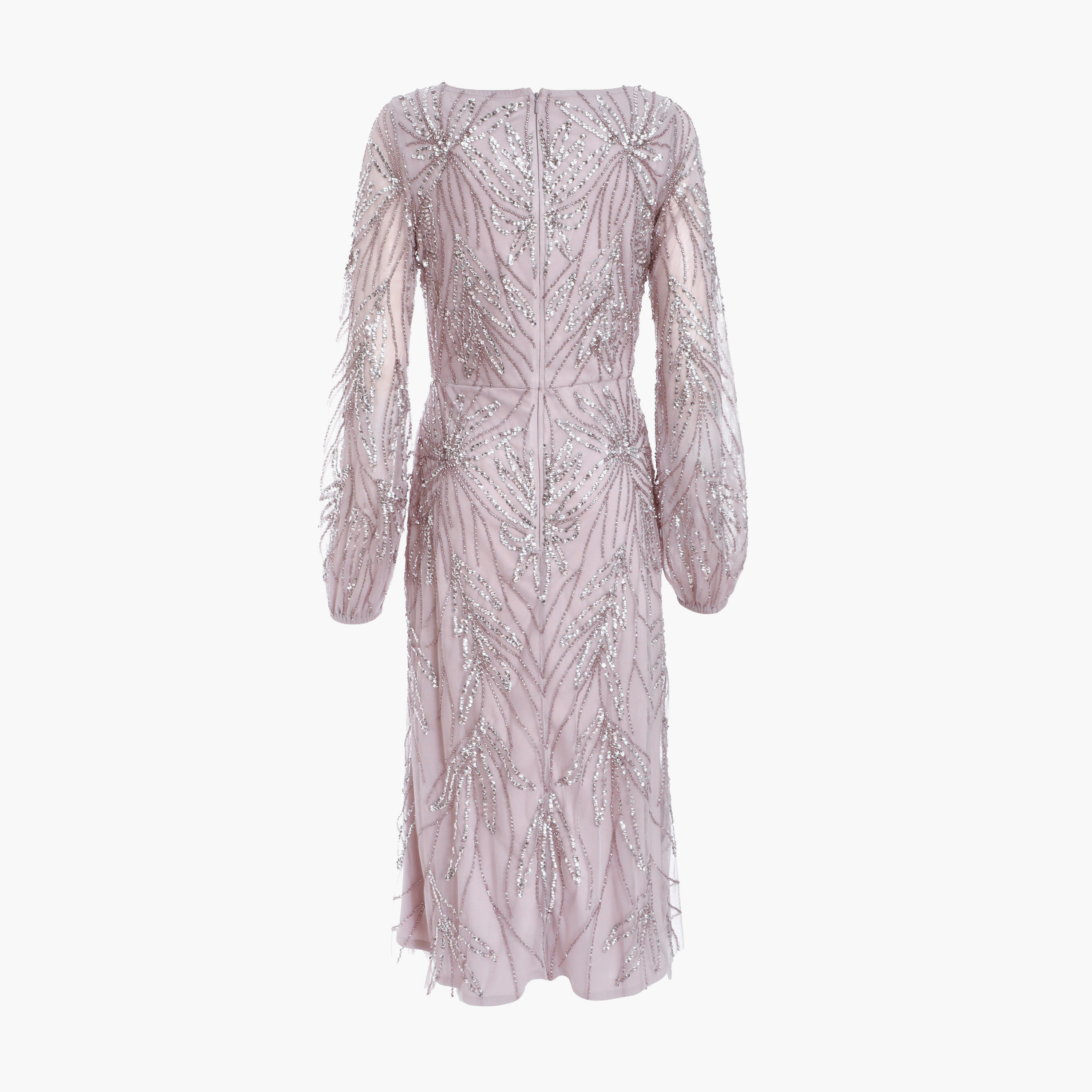 Quiz Lilac Embroidered Wrap Long Sleeve Midi Dress-women-clothing-dresses-image-5