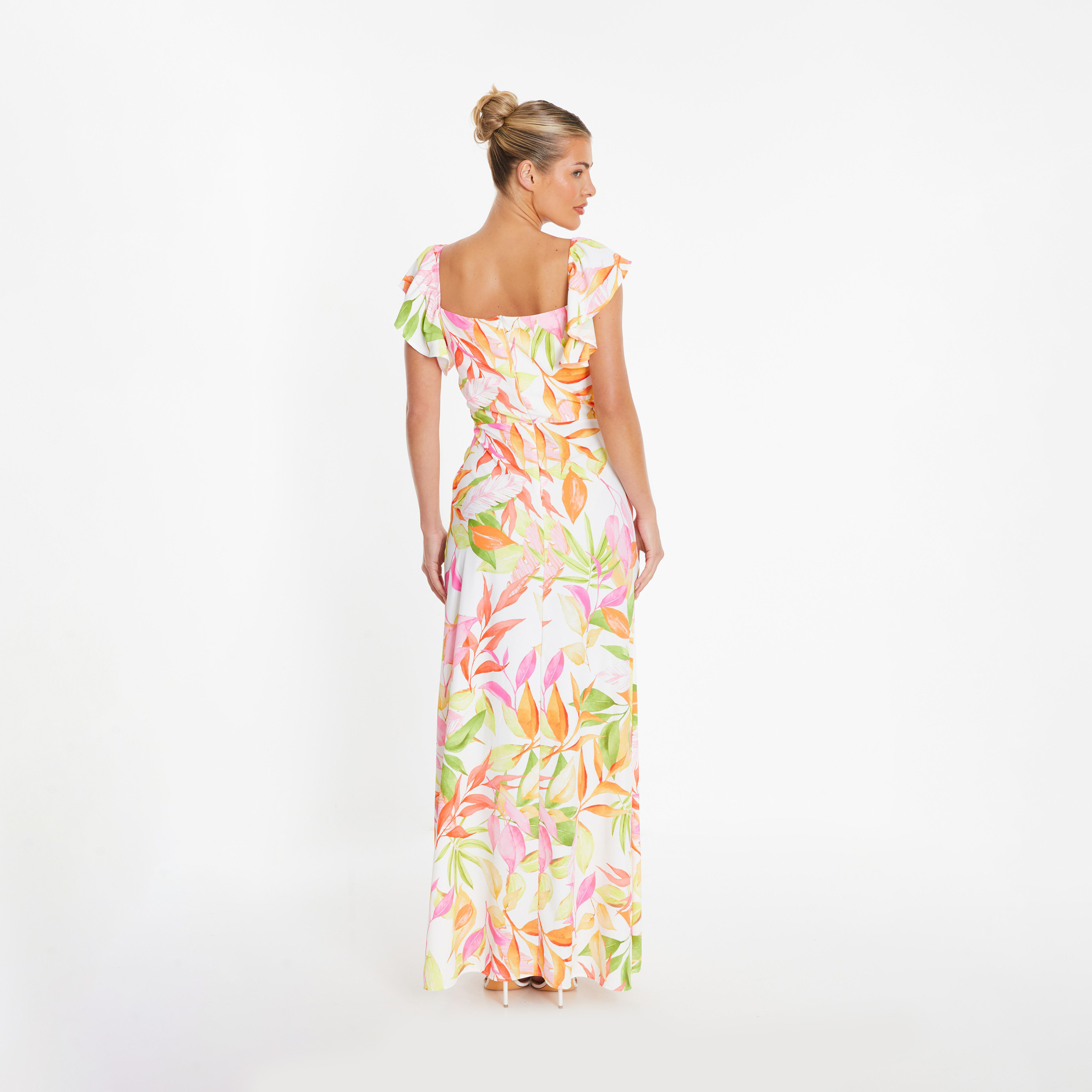 Quiz White Crepe Tropical Evening Maxi Dress-women-clothing-dresses-image-2