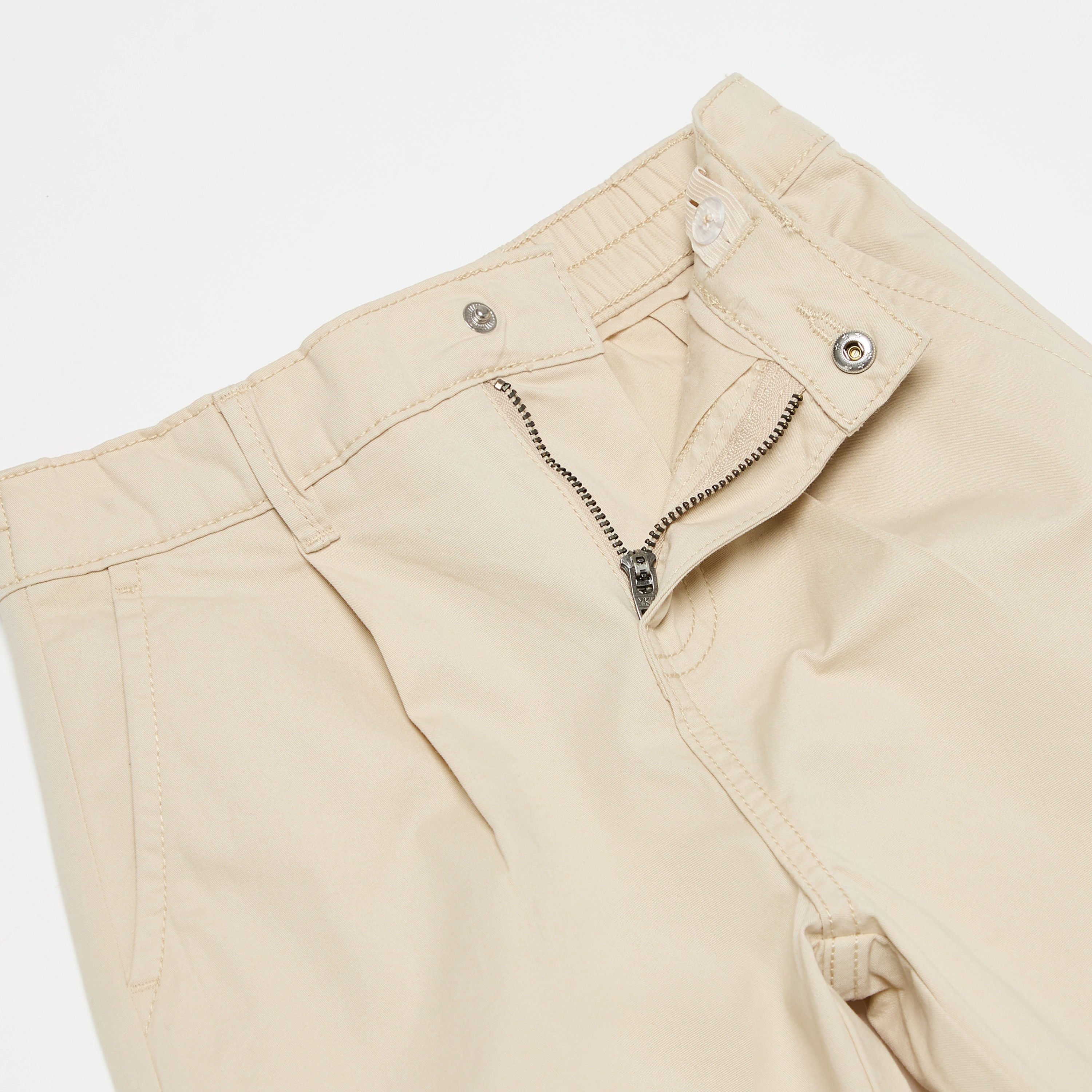 OVS Solid Single Pleated Pants-boys-clothing-bottoms-trousers-image-3