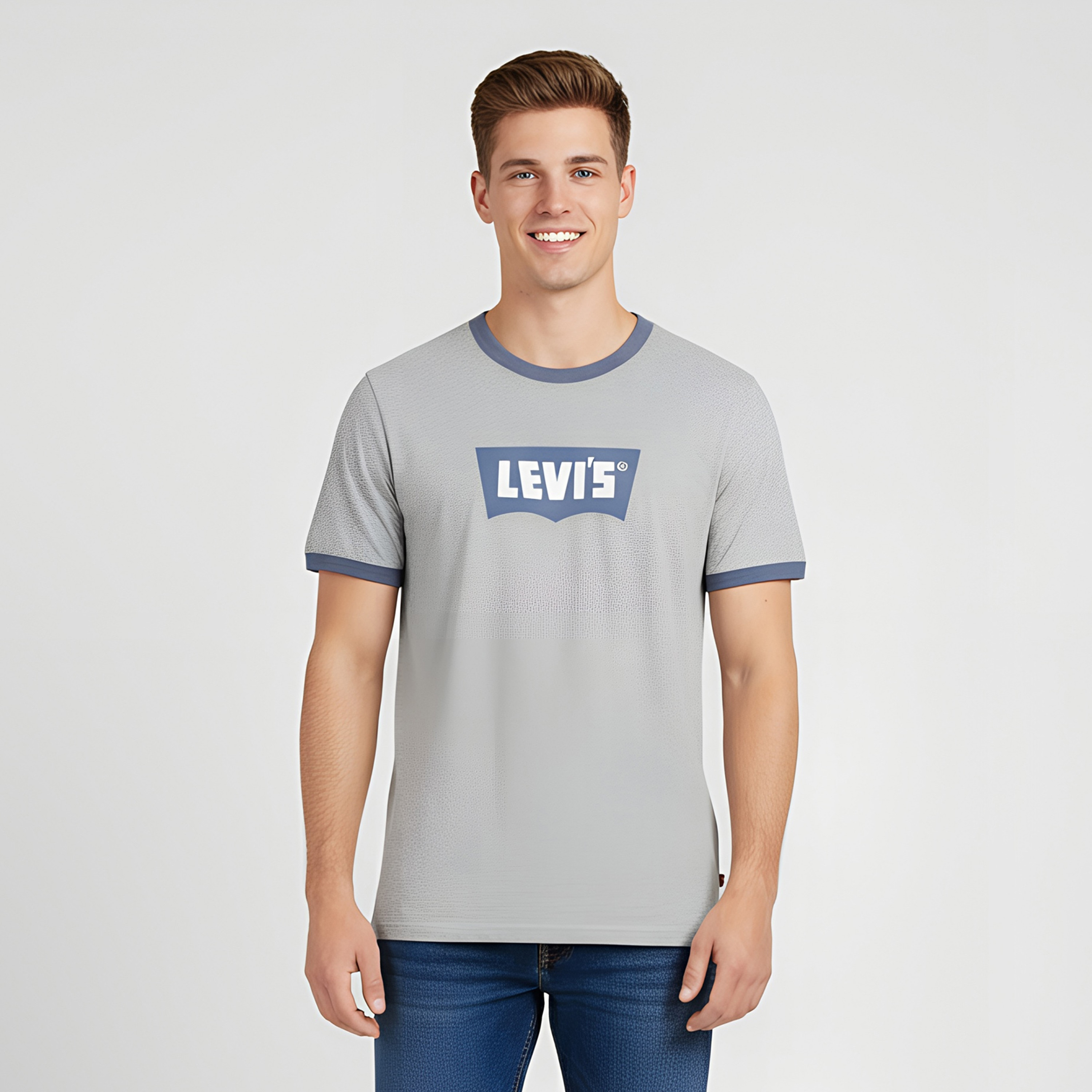 تي شيرت رجالي بأكمام قصيرة ورقبة دائرية وطبعة جرافيكية من ليفايس-men-clothing-tshirtsandpolos-tshirts-image-1