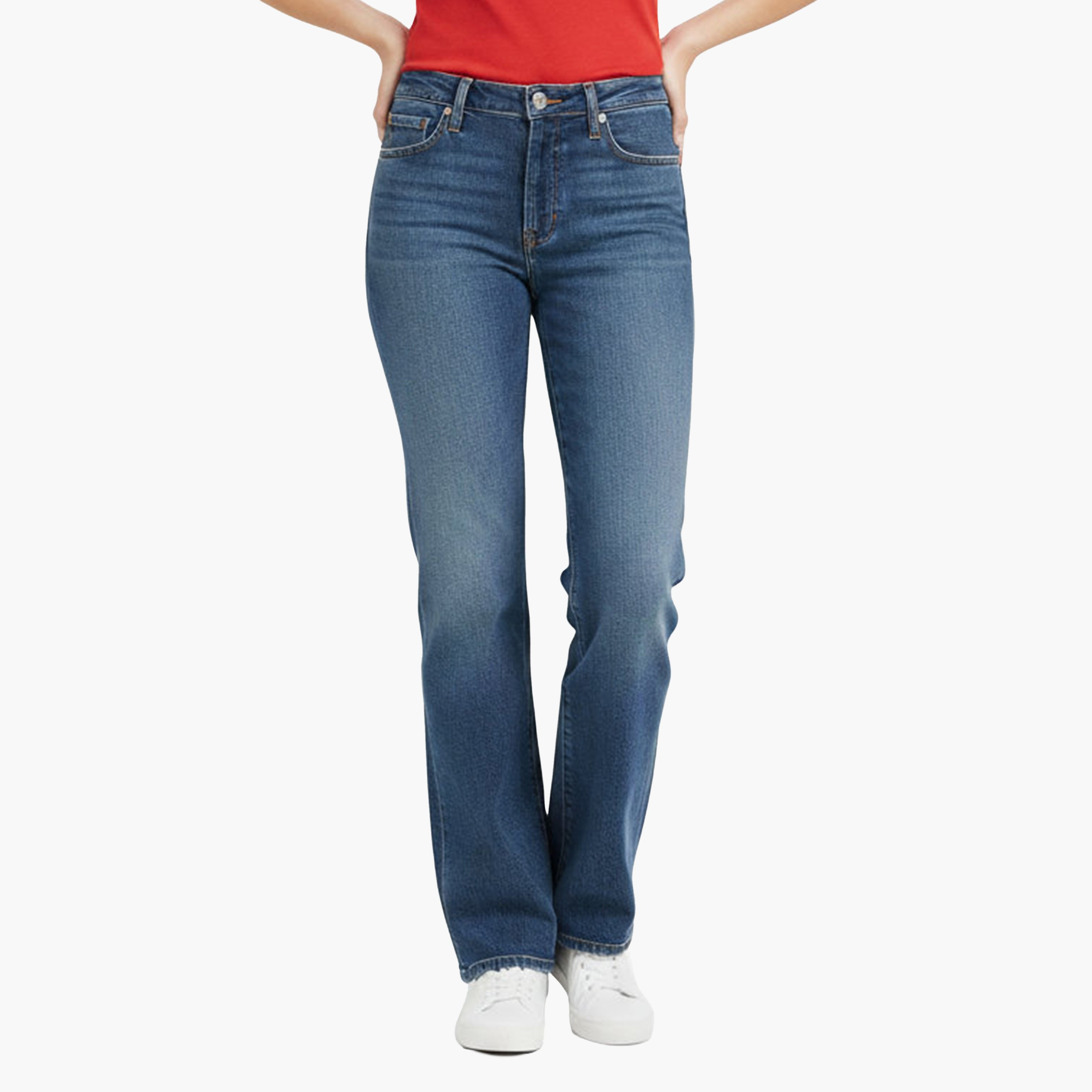 Levi's 501 Regular Fit Blue 5-Pocket Women's Jeans Inseam 30-women-clothing-bottoms-jeans-image-1