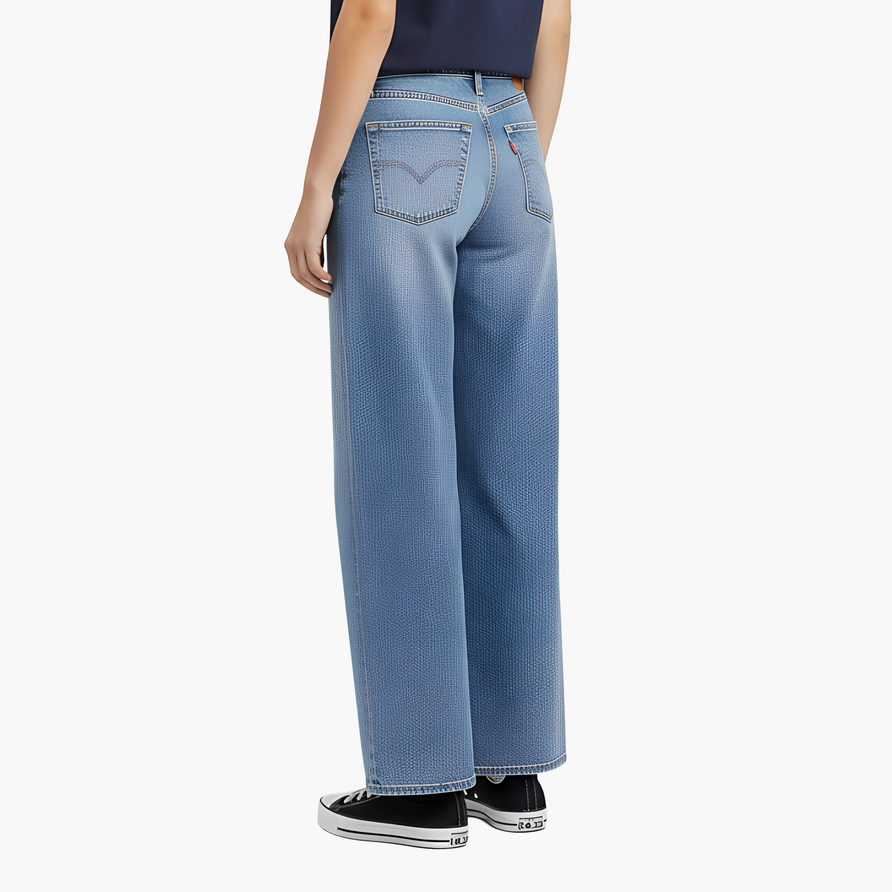 Levi's 728 Wide Leg Fit Blue 5-Pocket Women's Jeans Inseam 30-women-clothing-bottoms-jeans-image-4