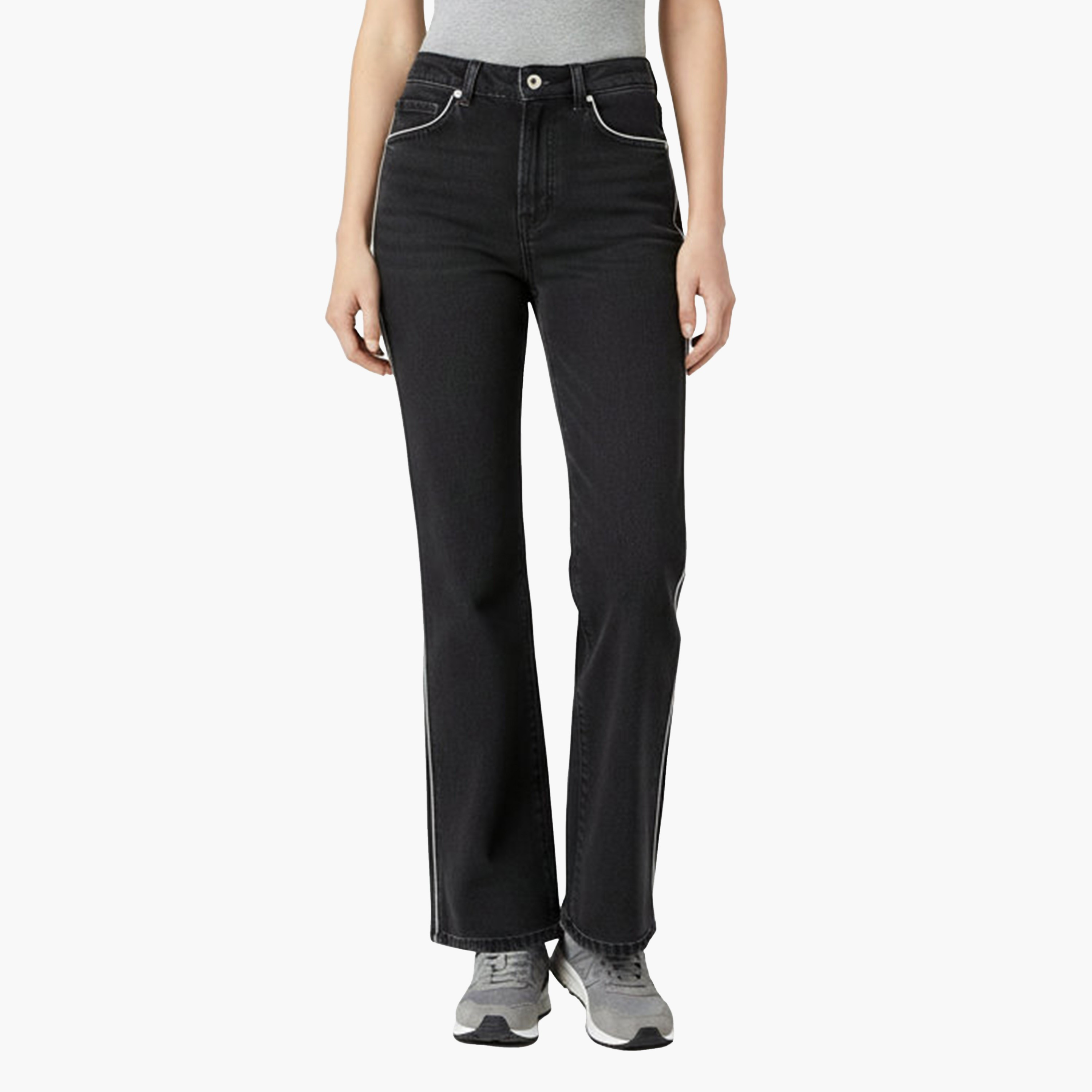 Levi's Boyfriend Fit Black 4-Pocket Women's Jeans Inseam 30-women-clothing-bottoms-jeans-image-1