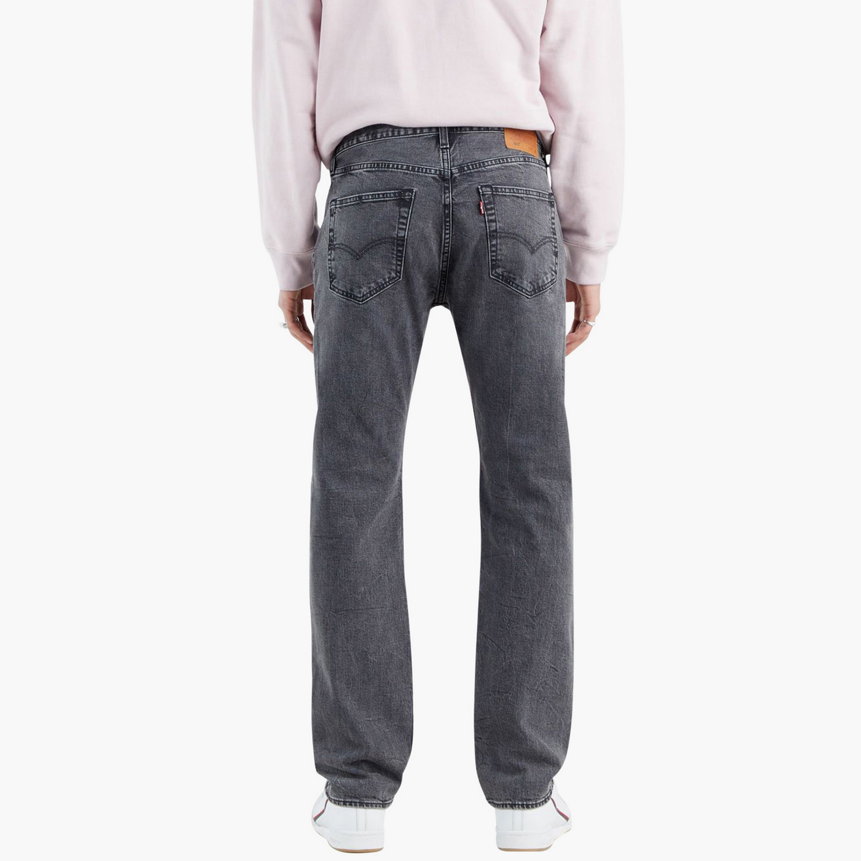 Levi's 501 Straight Fit Mid Rise Straight Leg Jeans-men-clothing-bottoms-jeans-image-3