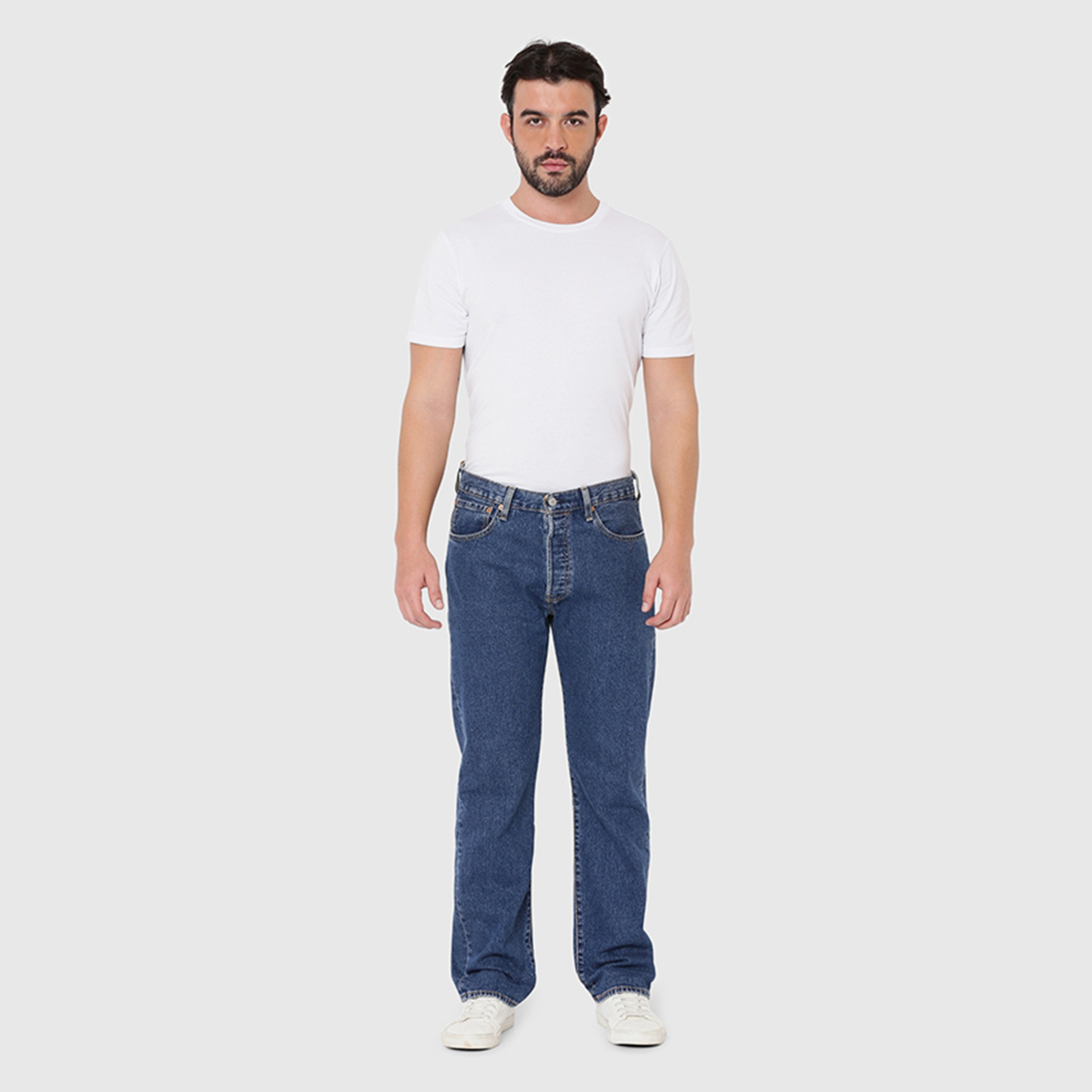جينز ليفايز ستريت فيتس أزرق بخمسة جيوب داخلية للرجال 32-men-clothing-bottoms-jeans-image-2