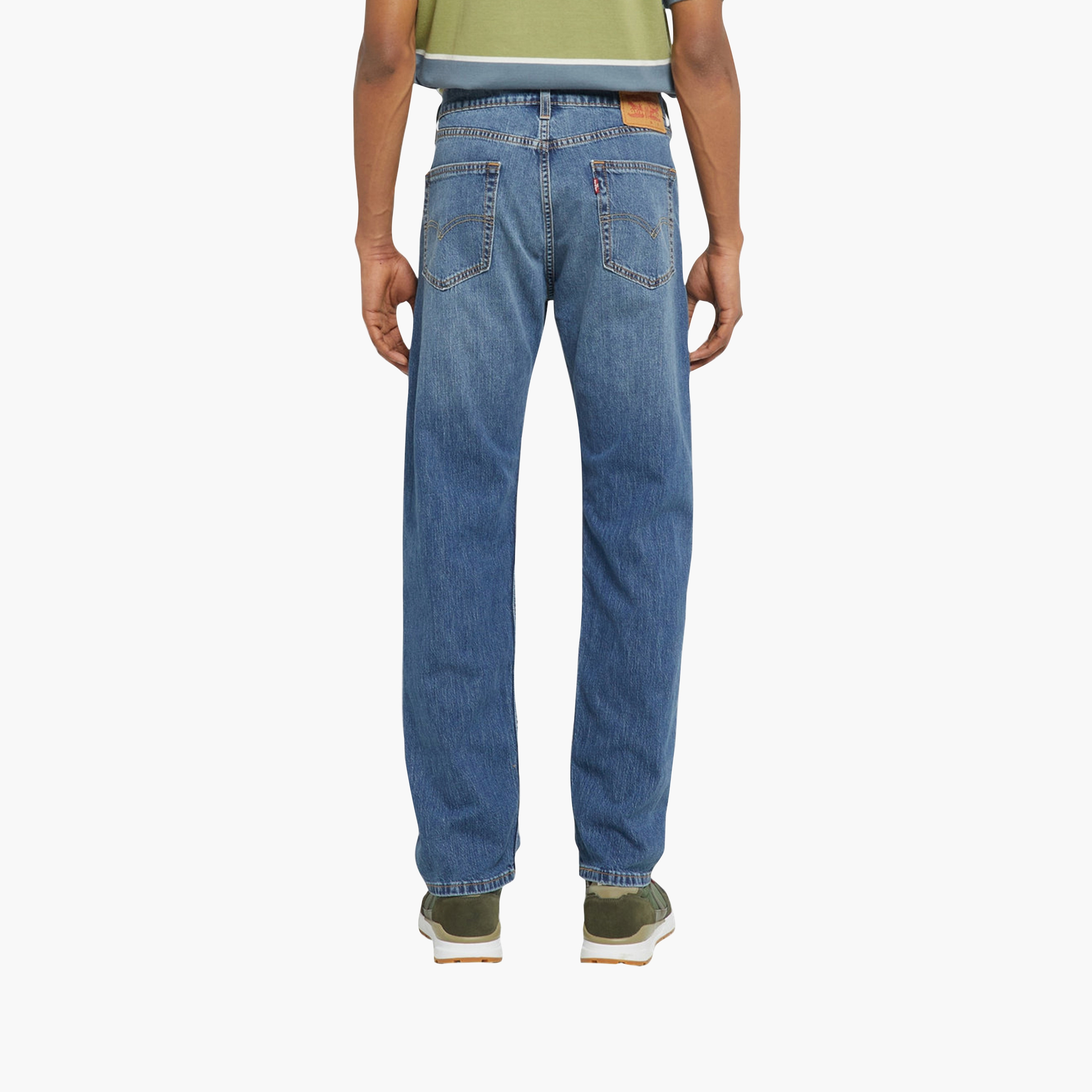 بنطلون جينز رجالي 505 بقصة مستقيمة وخمسة جيوب باللون الأزرق مقاس 32 من ليفايس-men-clothing-bottoms-jeans-image-5