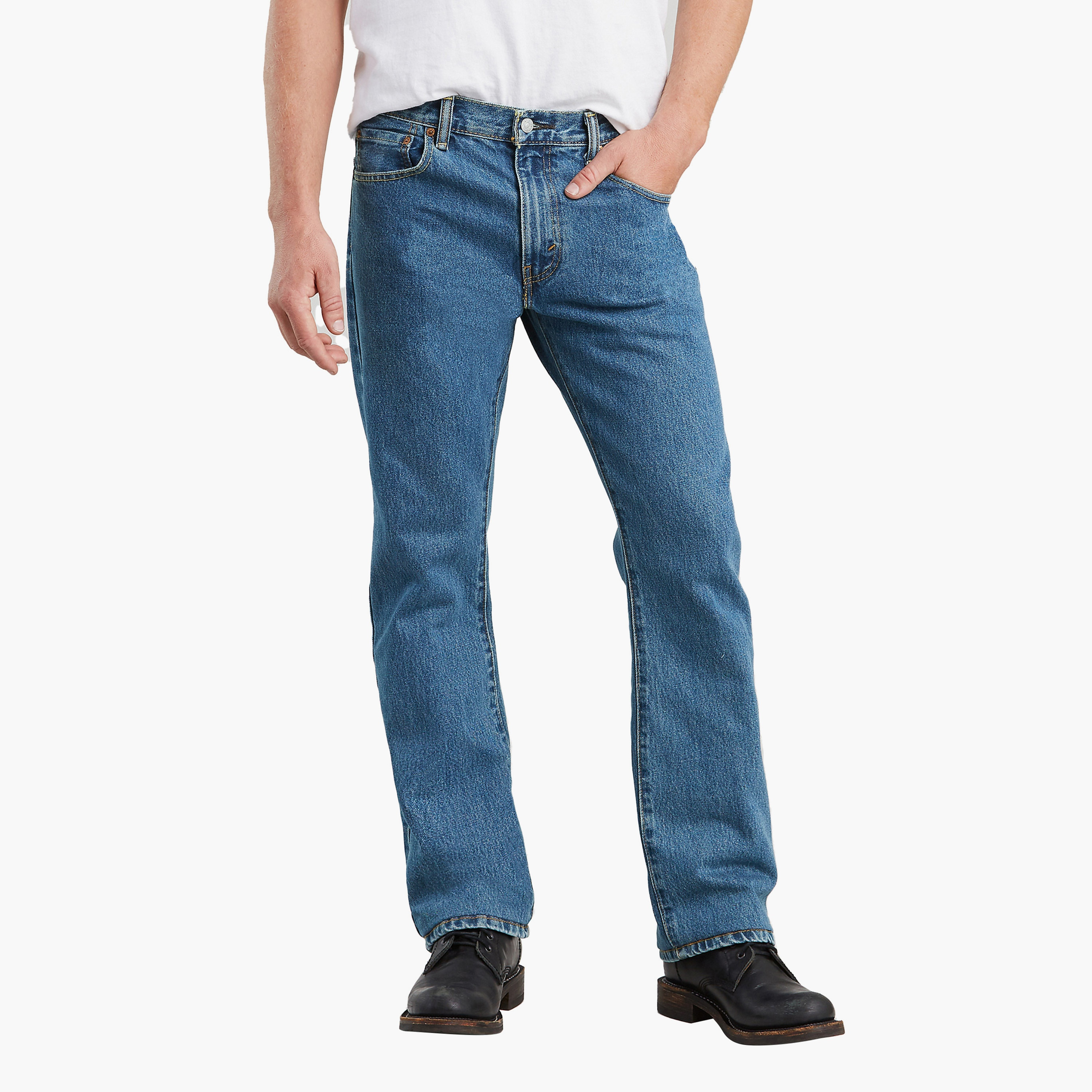 Levi's 517 Mid Rise Bootcut Pocket Detail Jeans-men-clothing-bottoms-jeans-image-1