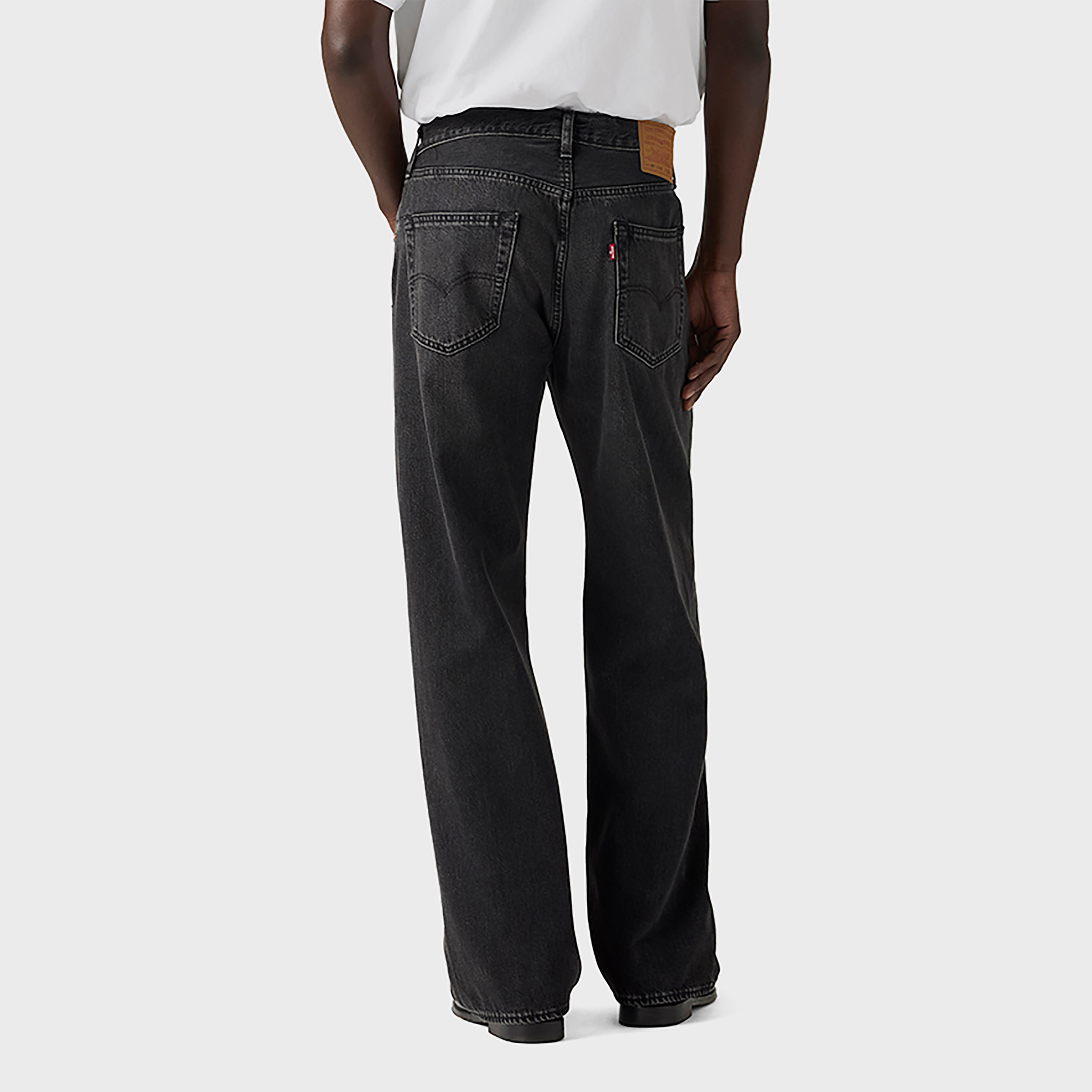 Levi's 501 Loose Fit Black Washed Men's Jeans Inseam 32-men-clothing-bottoms-jeans-image-3