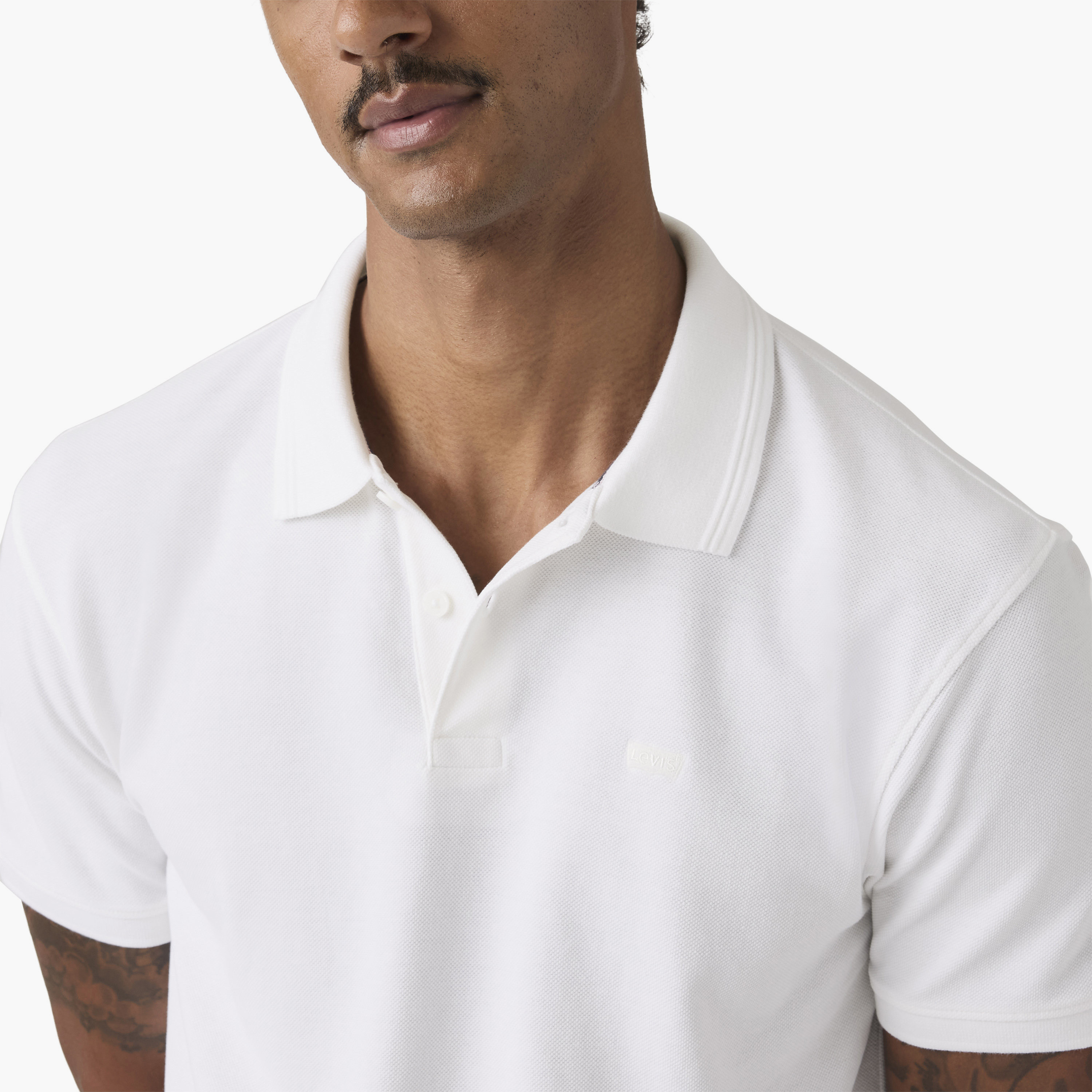 Levi's Plain Collared Short Sleeves Men's Polo T-Shirt-men-clothing-tshirtsandpolos-polos-image-2