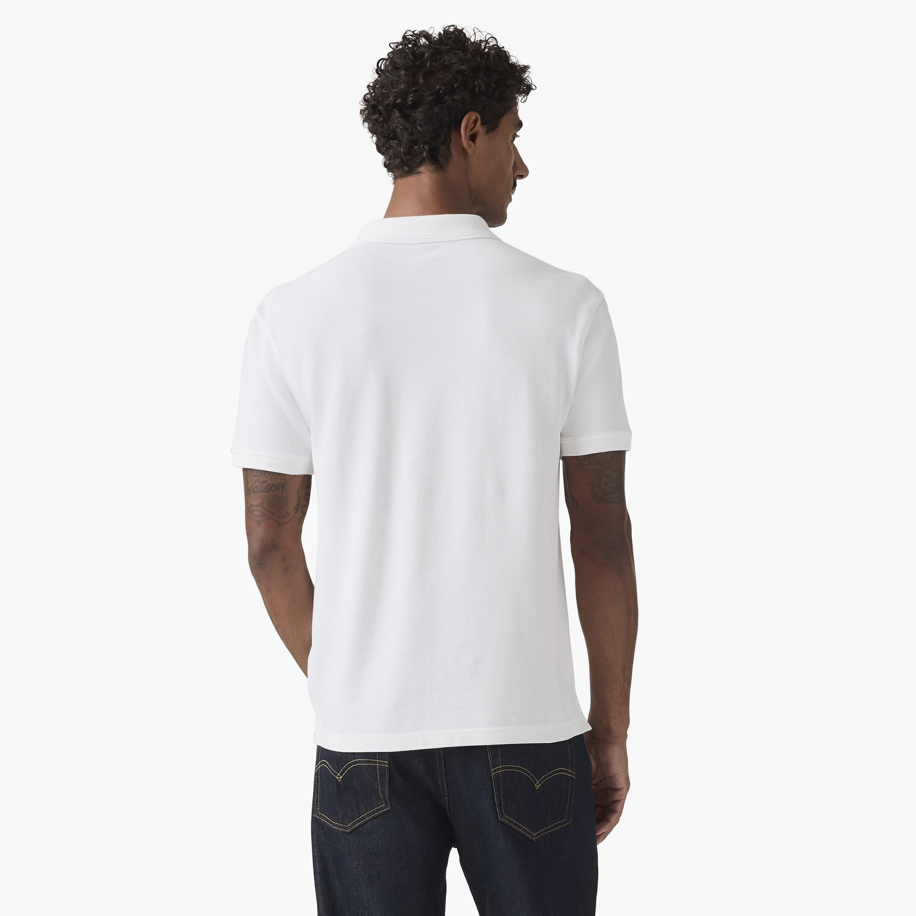 Levi's Plain Collared Short Sleeves Men's Polo T-Shirt-men-clothing-tshirtsandpolos-polos-image-4