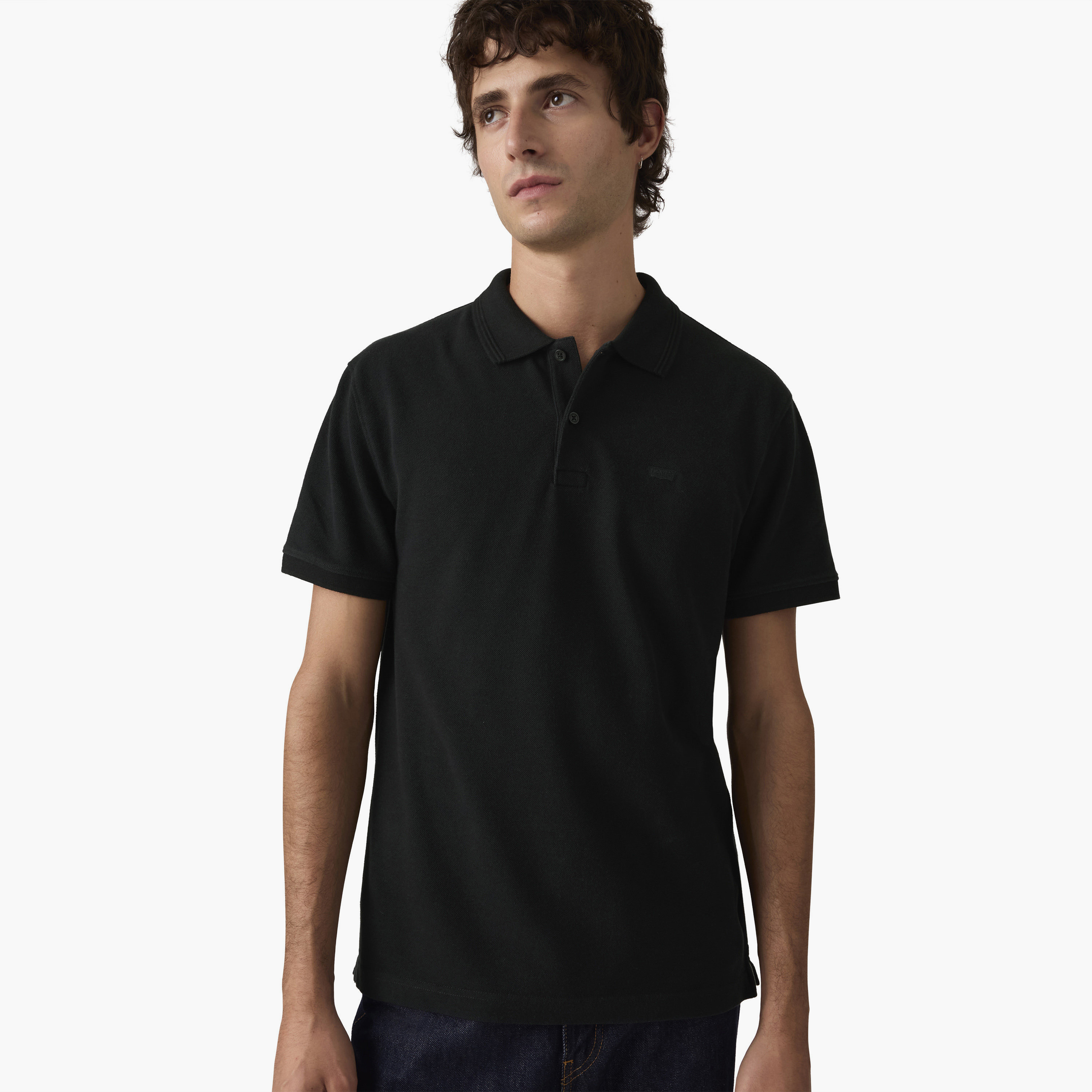 Levi's Plain Collared Short Sleeves Men's Polo T-Shirt-men-clothing-tshirtsandpolos-polos-image-3