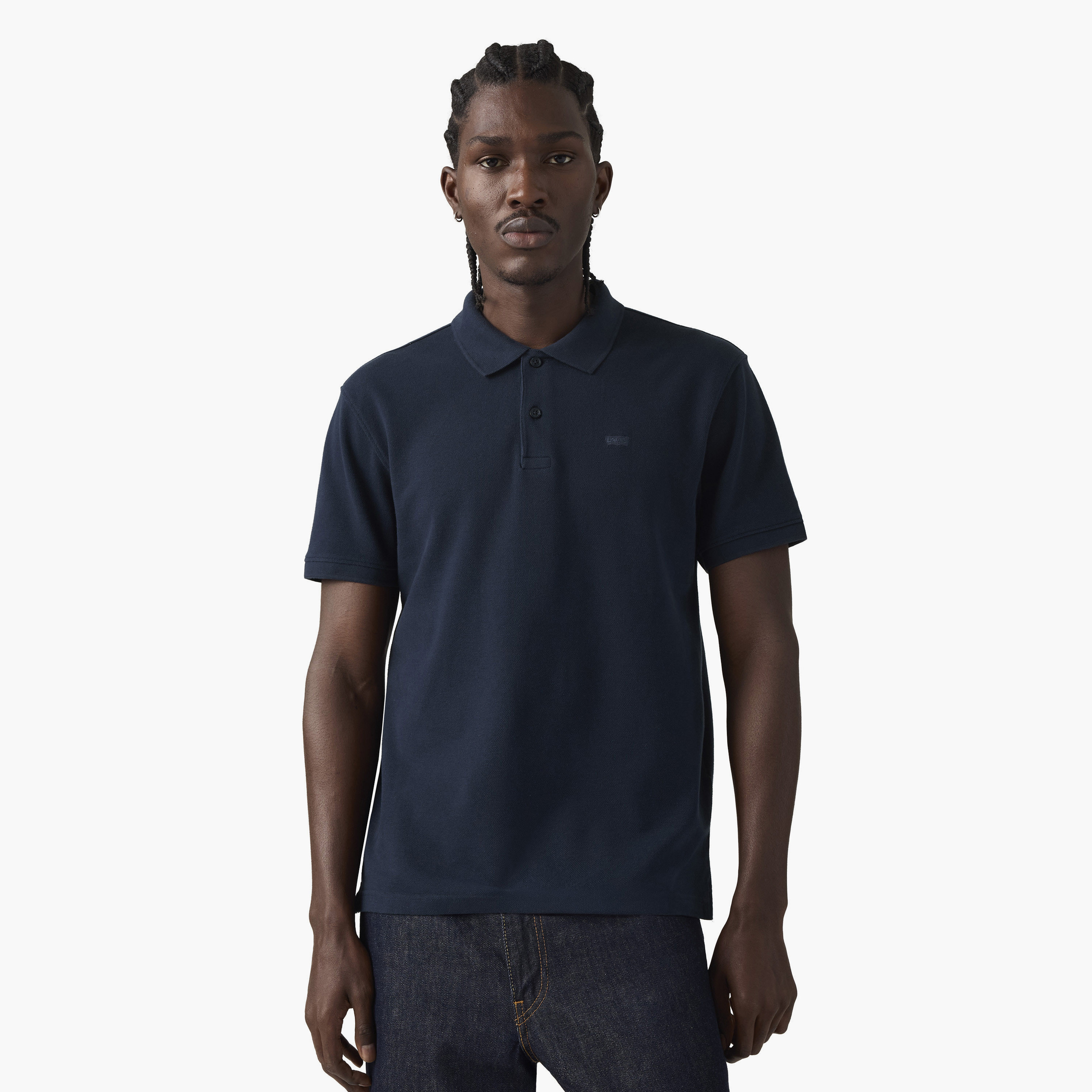 Levi's Plain Collared Short Sleeves Men's Polo T-Shirt-men-clothing-tshirtsandpolos-polos-image-3