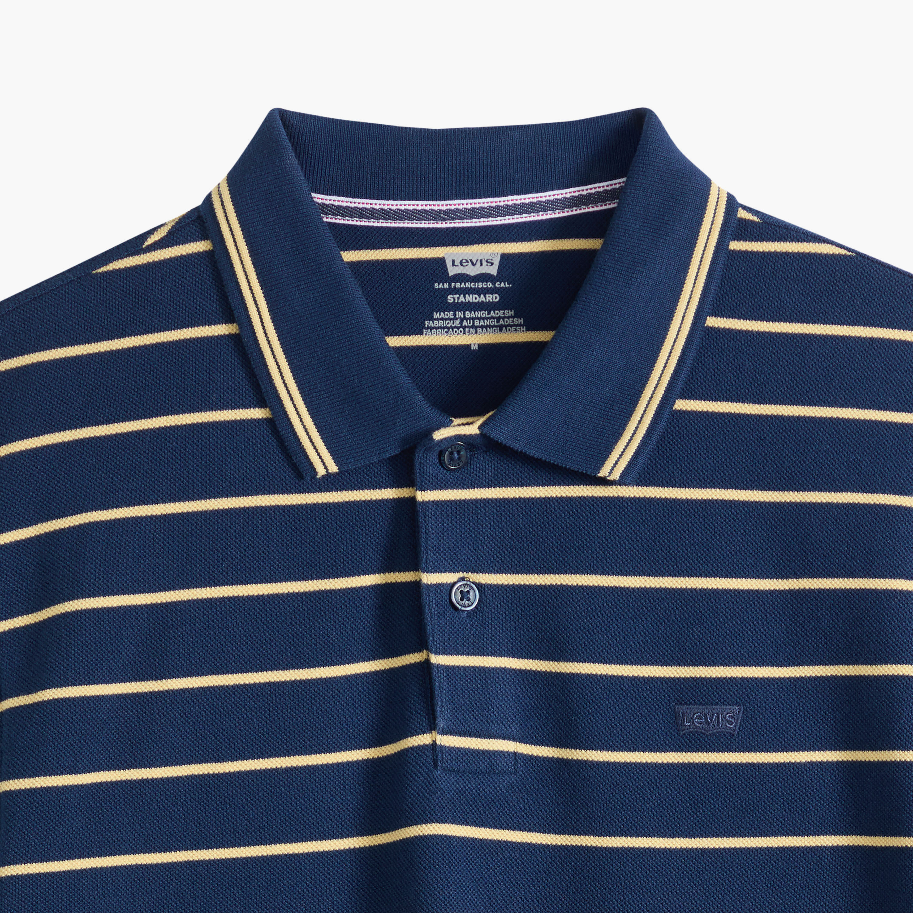 تيشيرت بولو رجالي مخطط بياقة وأكمام قصيرة من ليفايز-men-clothing-tshirtsandpolos-polos-image-6