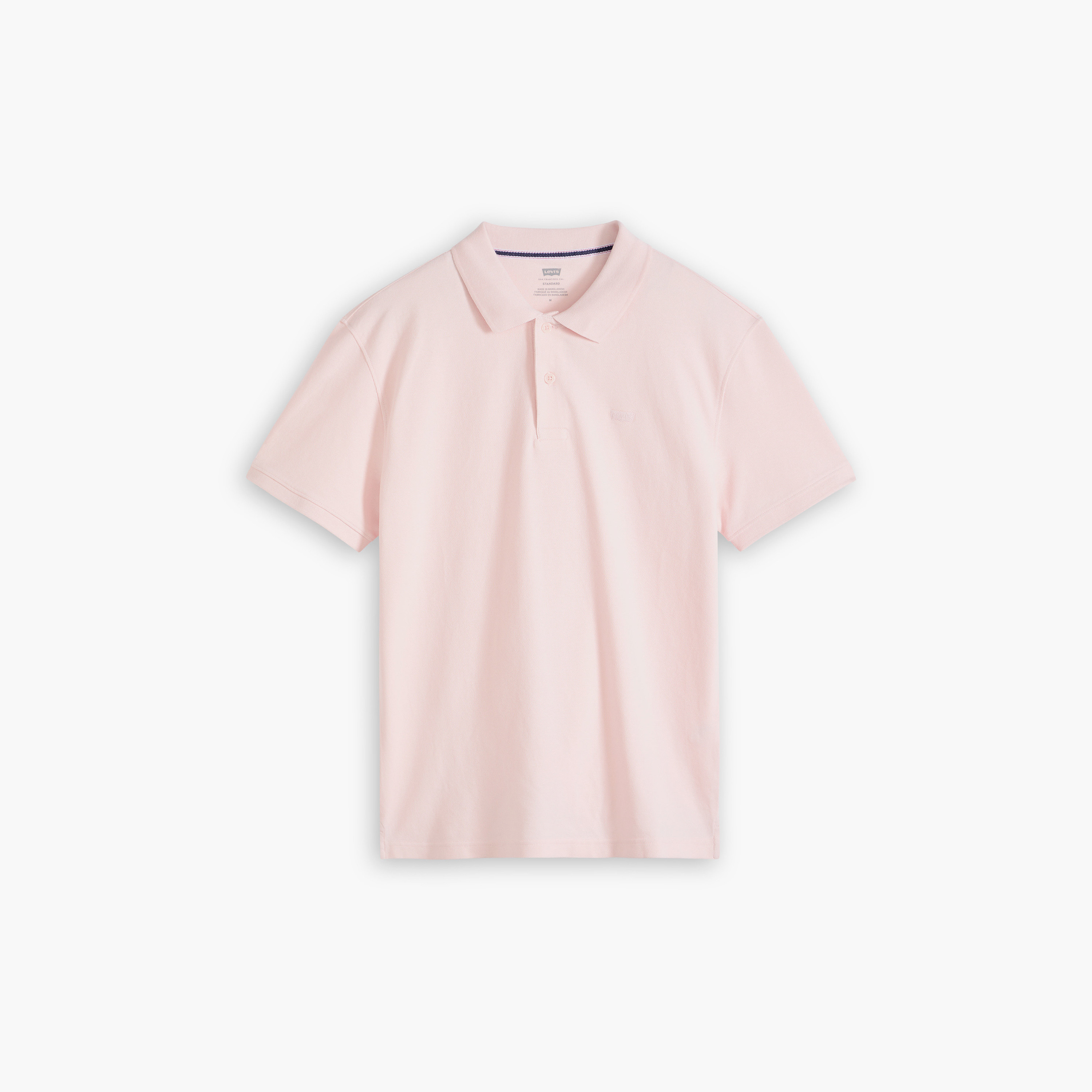 تي شيرت بولو رجالي سادة بأكمام قصيرة وياقة من ليفايس-men-clothing-tshirtsandpolos-polos-image-5