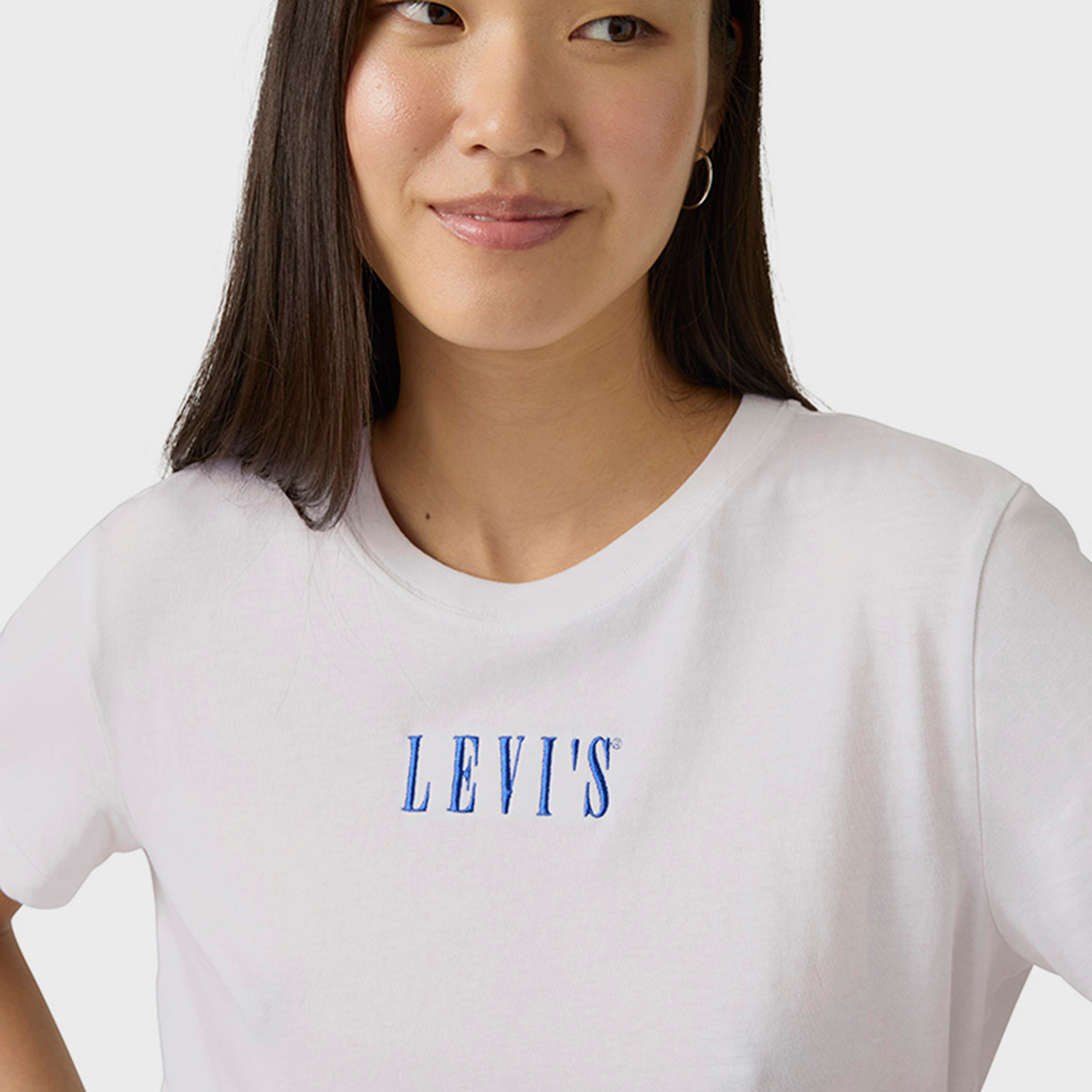 Levi's Logo Crew Neck Short Sleeves Women's T-Shirt-women-clothing-tshirts-image-3