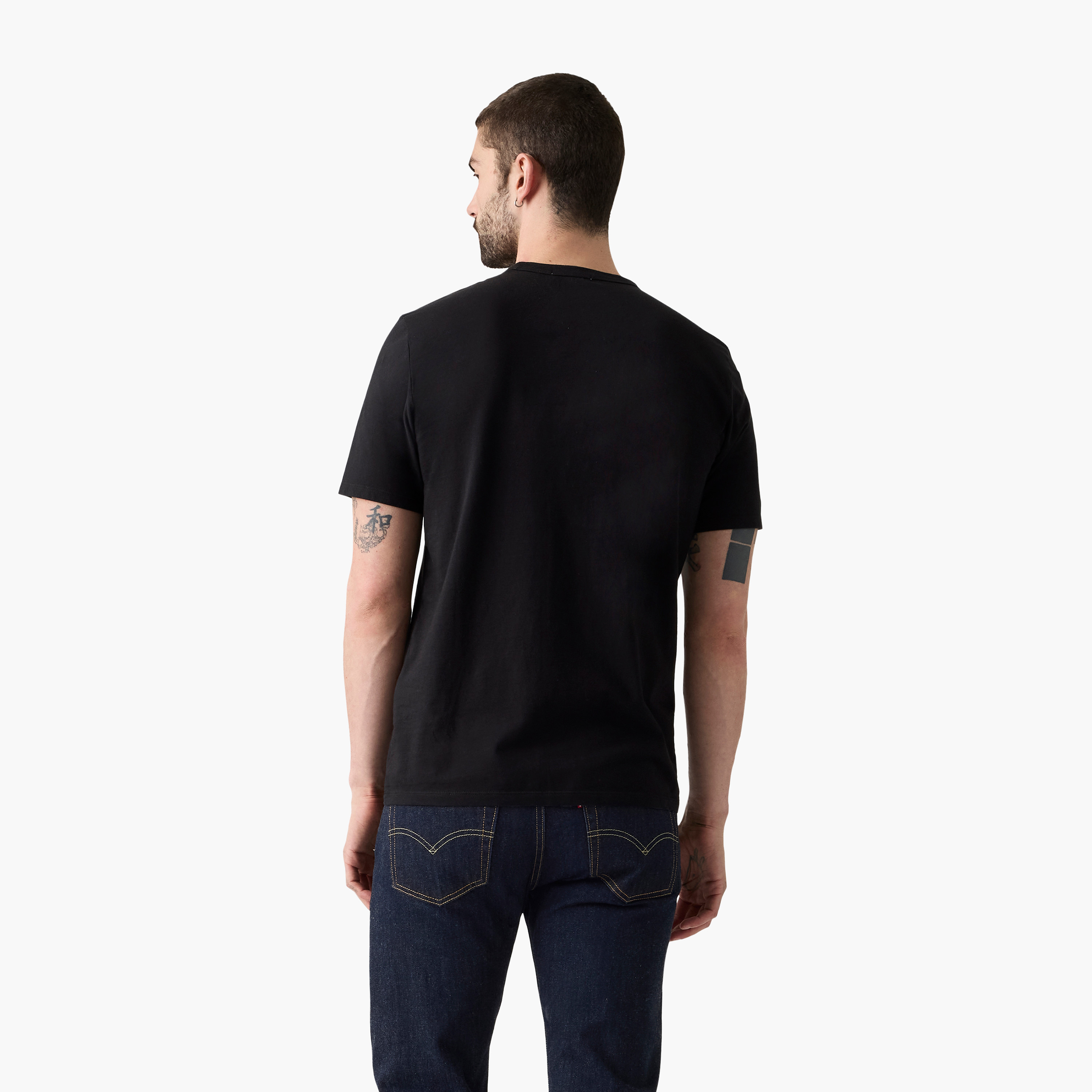 Levi's Plain Crew Neck Short Sleeves Men's T-Shirt-men-clothing-tshirtsandpolos-tshirts-image-3