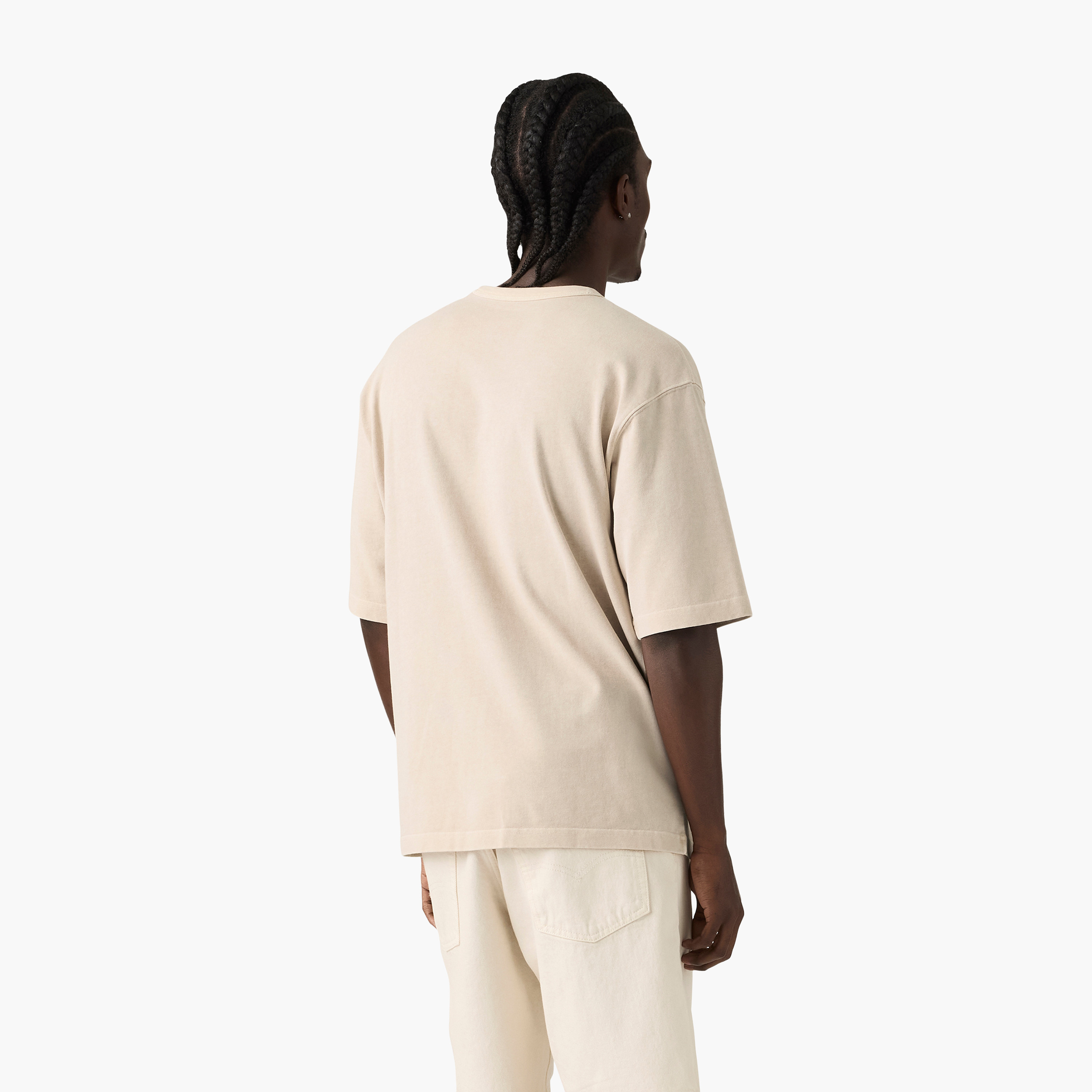 تي شيرت رجالي سادة بياقة دائرية وأكمام قصيرة من ليفايس-men-clothing-tshirtsandpolos-tshirts-image-4