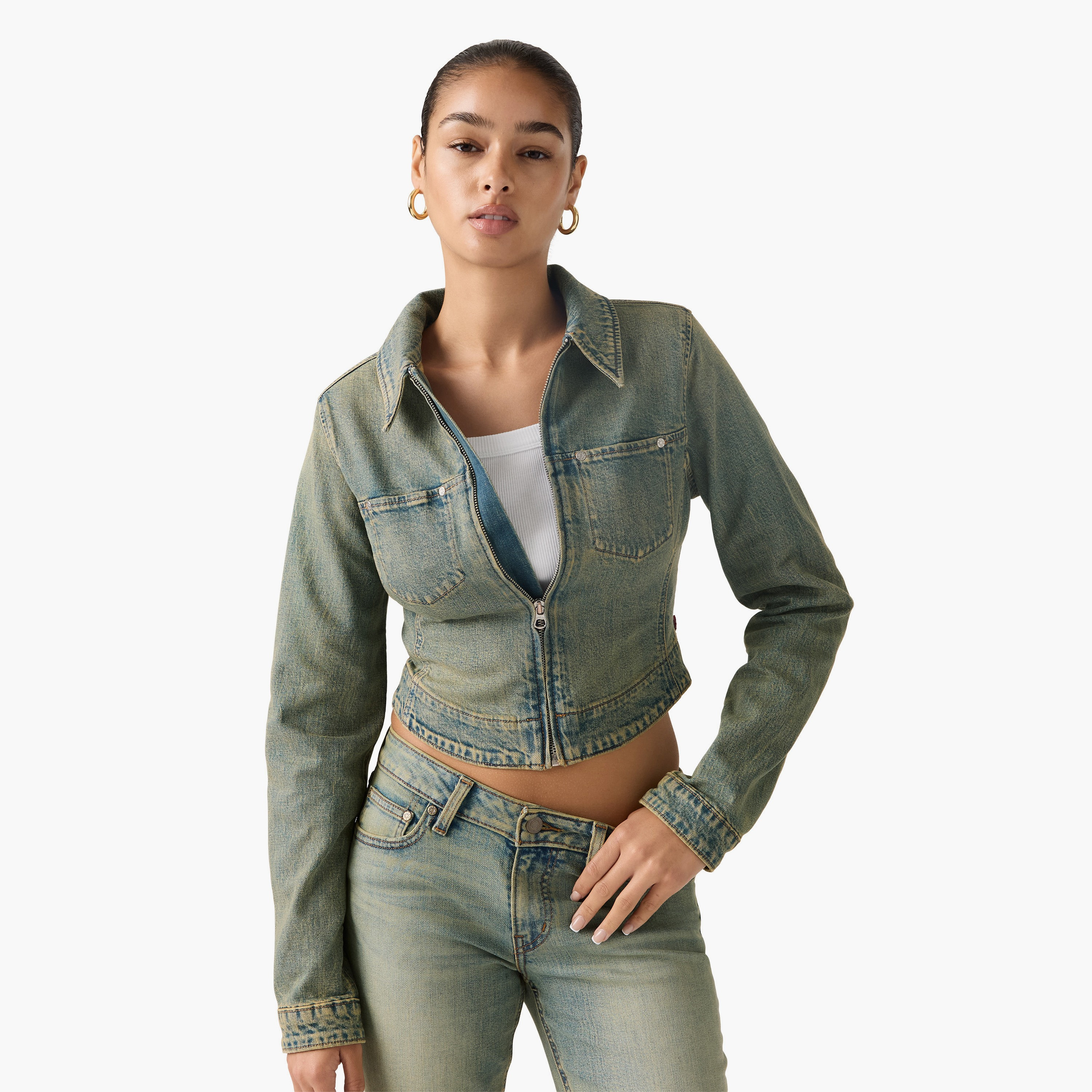 جاكيت "تراكر" نسائي بياقة وأكمام طويلة ولون مغسول من ليفايز-women-winterwear-coatsandjackets-jackets-image-3