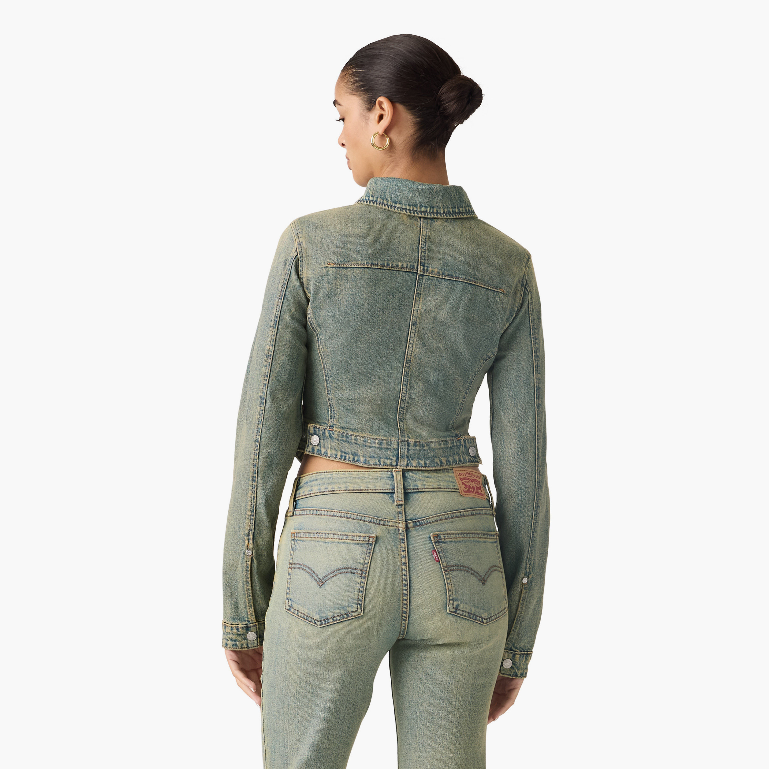 جاكيت "تراكر" نسائي بياقة وأكمام طويلة ولون مغسول من ليفايز-women-winterwear-coatsandjackets-jackets-image-4
