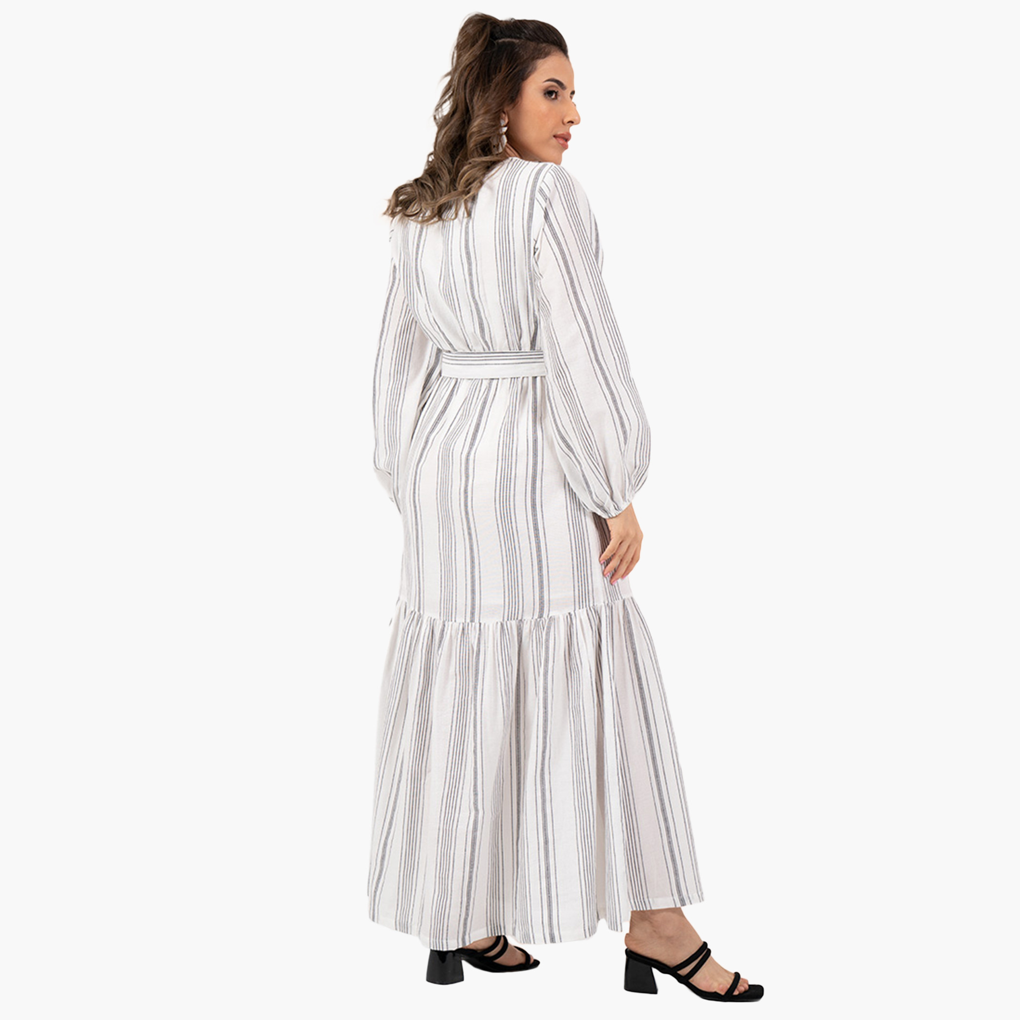 رينا  أبيض طويل فستان-women-clothing-dresses-image-2