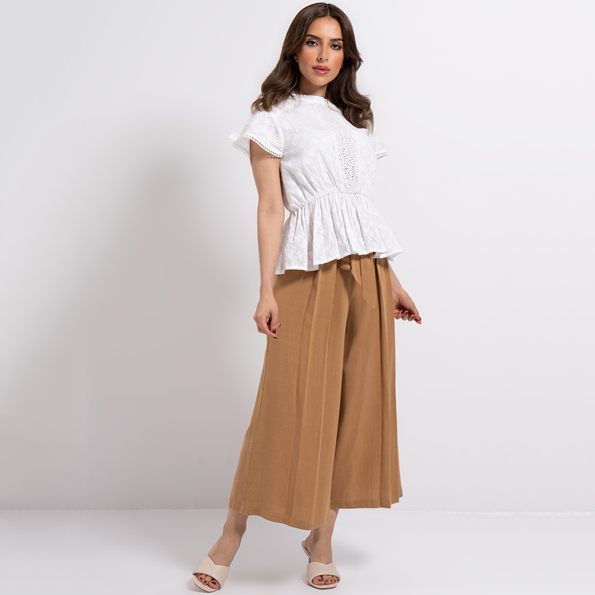 رينا  اللون البيج بنطال-women-clothing-bottoms-trousers-image-2