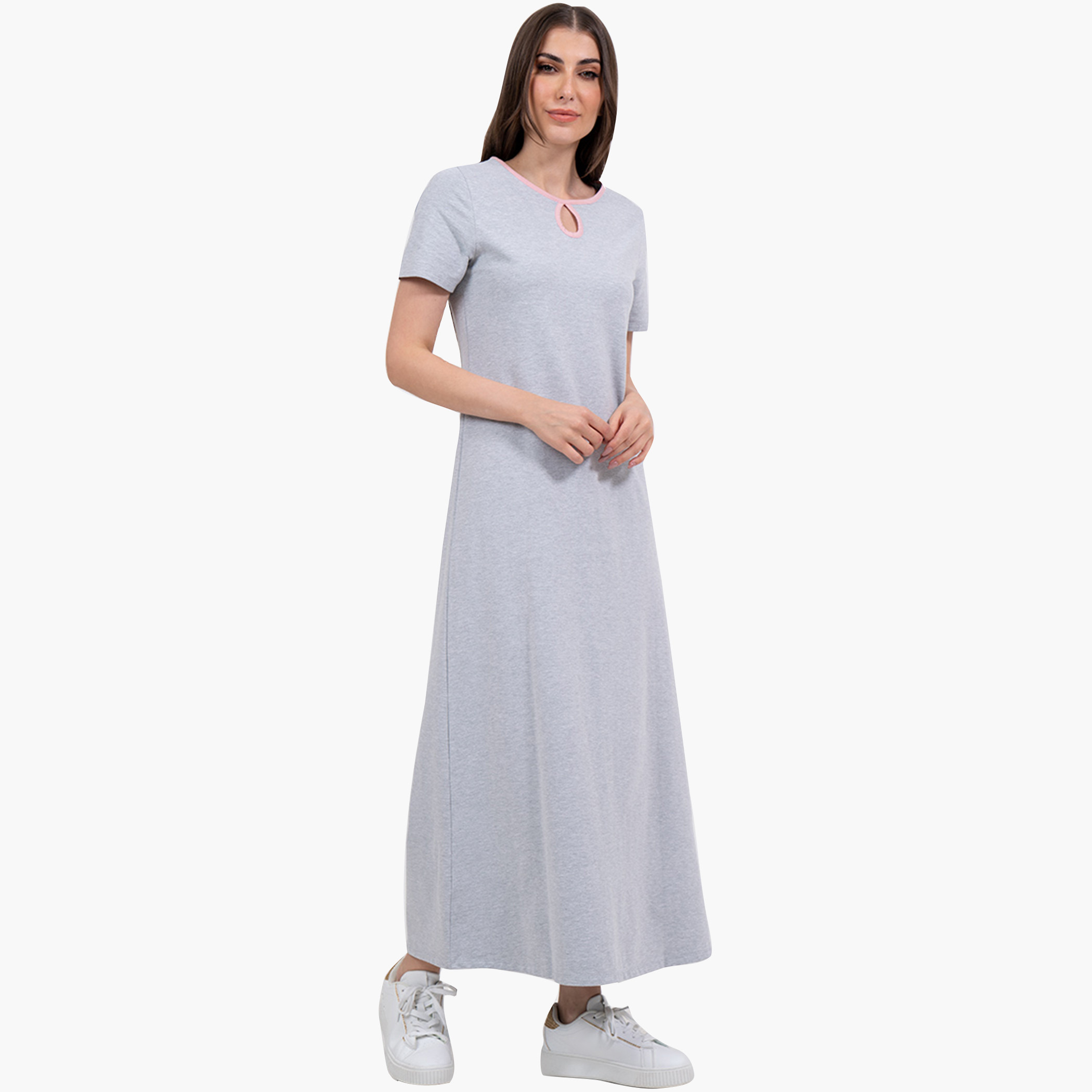 رينا رمادي طويل فستان-women-clothing-dresses-image-1