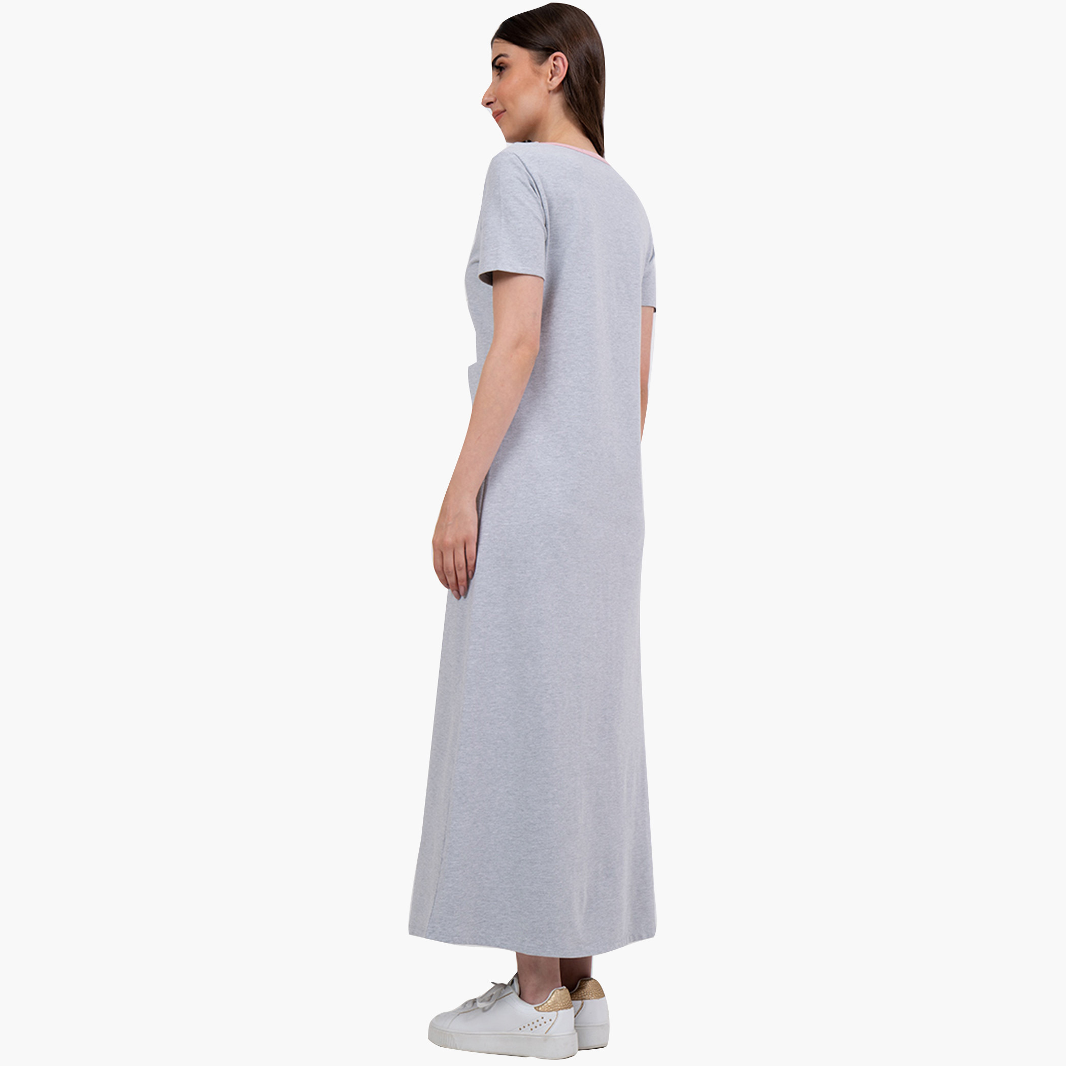 Rina Women Solid Keyhole Neck Maxi Dress-women-clothing-dresses-image-3