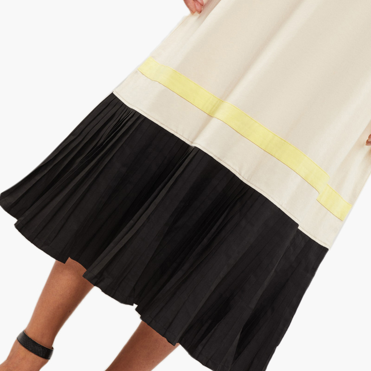 رينا  اللون البيج متوسط الطول فستان-women-clothing-dresses-image-4