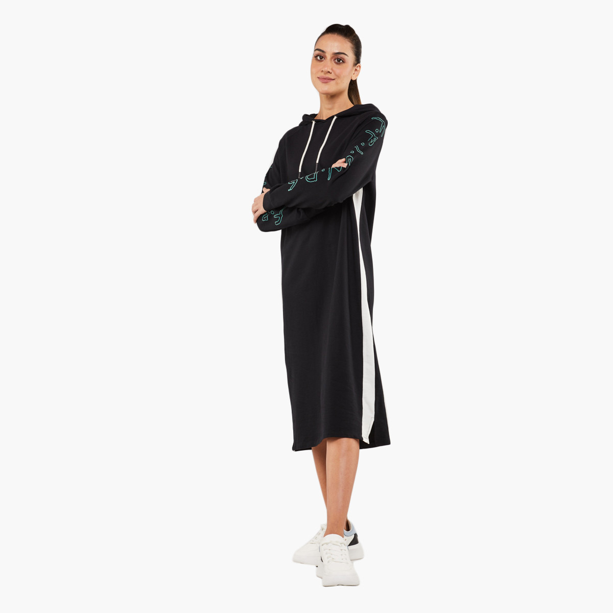 Rina Women Solid Hooded Midi Dress-women-clothing-dresses-image-7